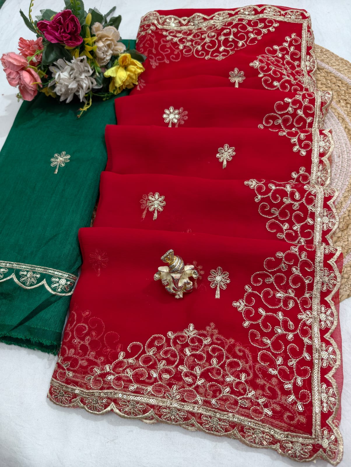Chiffon Designer Saree