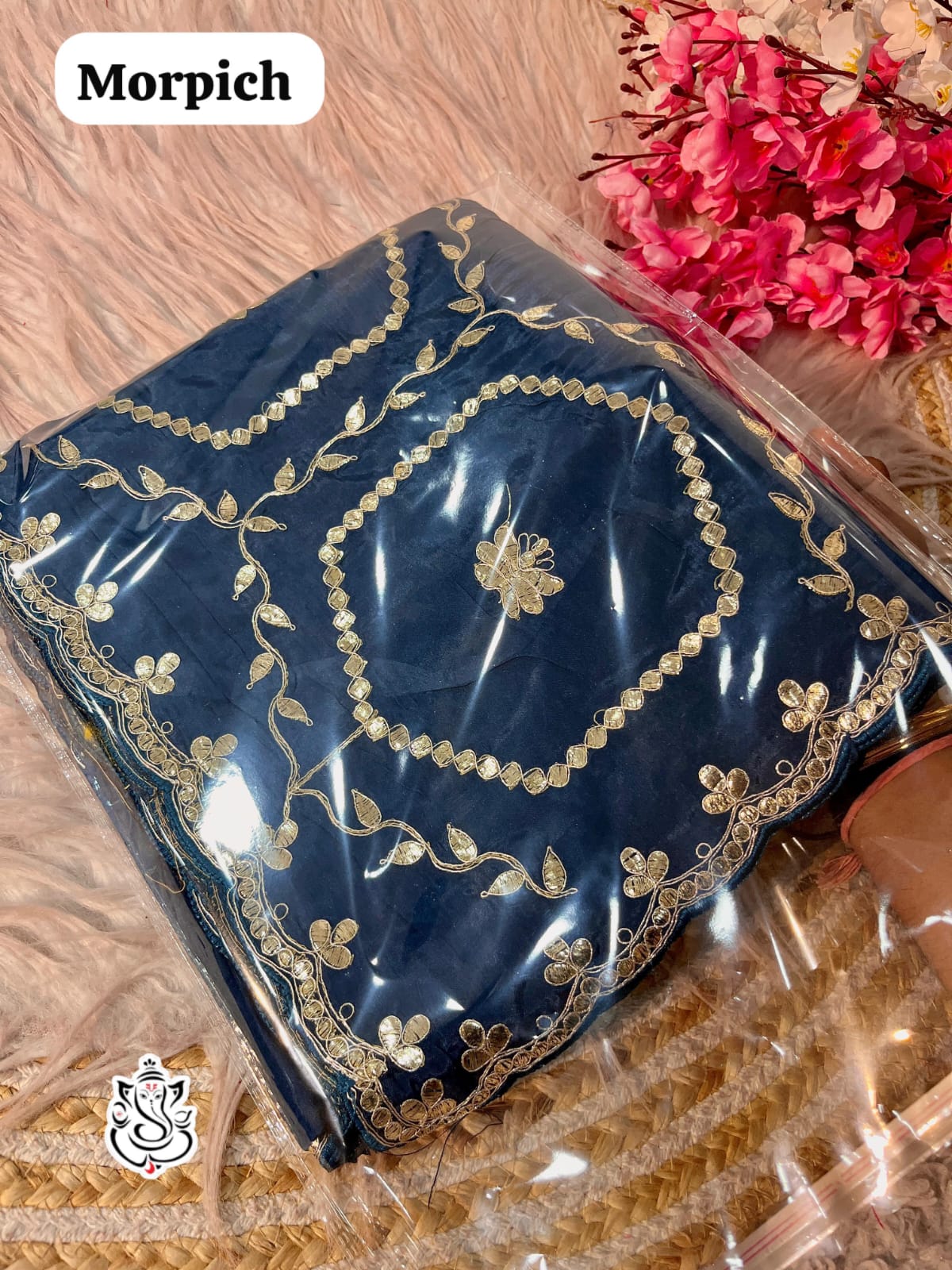 Silk Gotapatti Work Saree