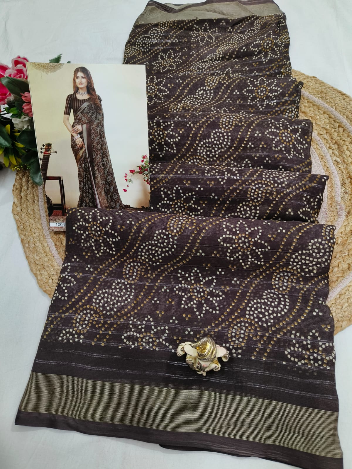 Georgette Floral Saree