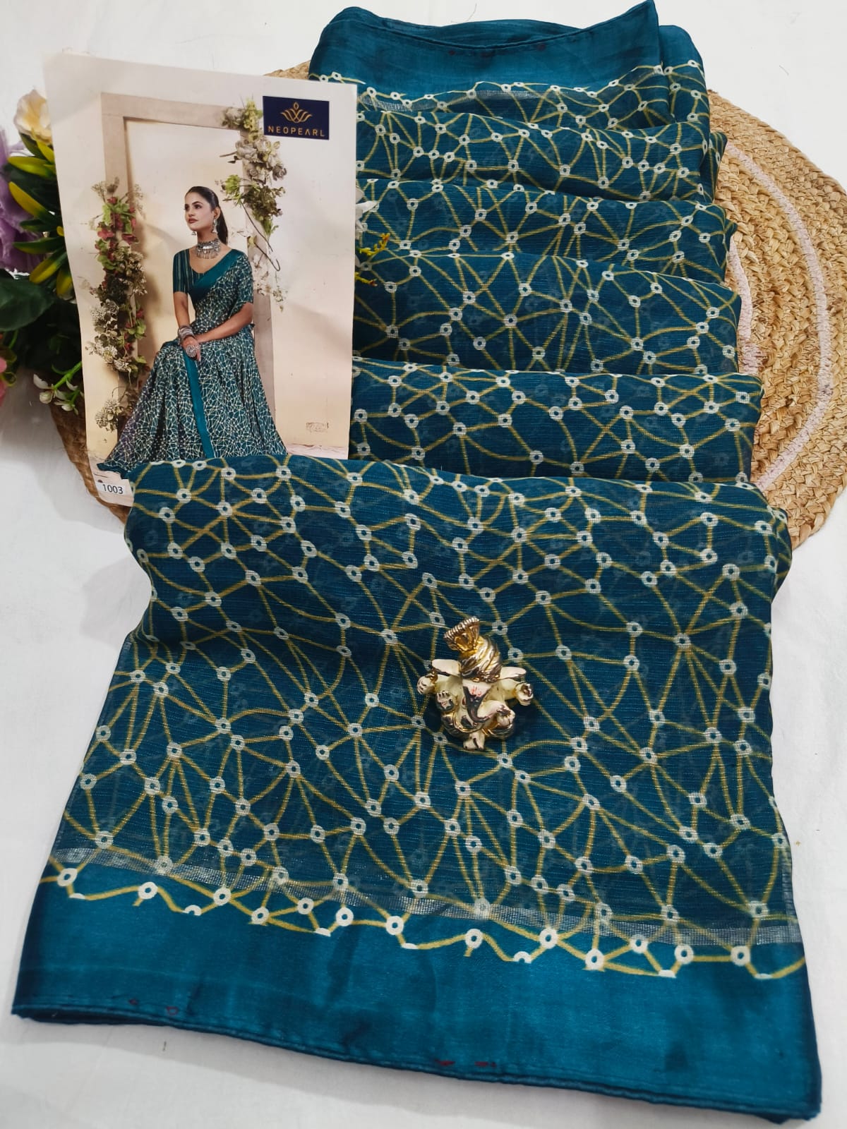 Bandhej Printed Saree