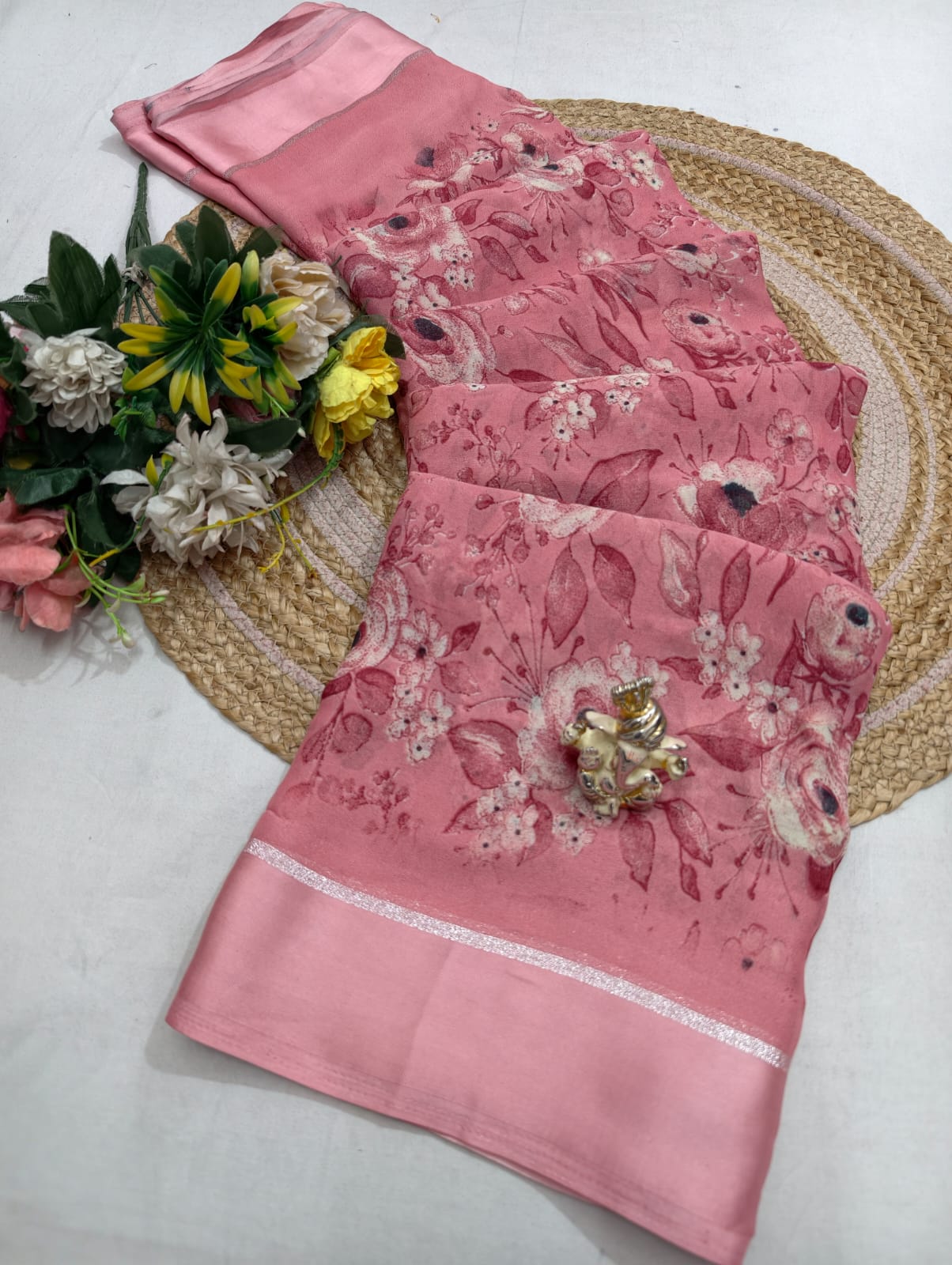 Printed Georgette Saree