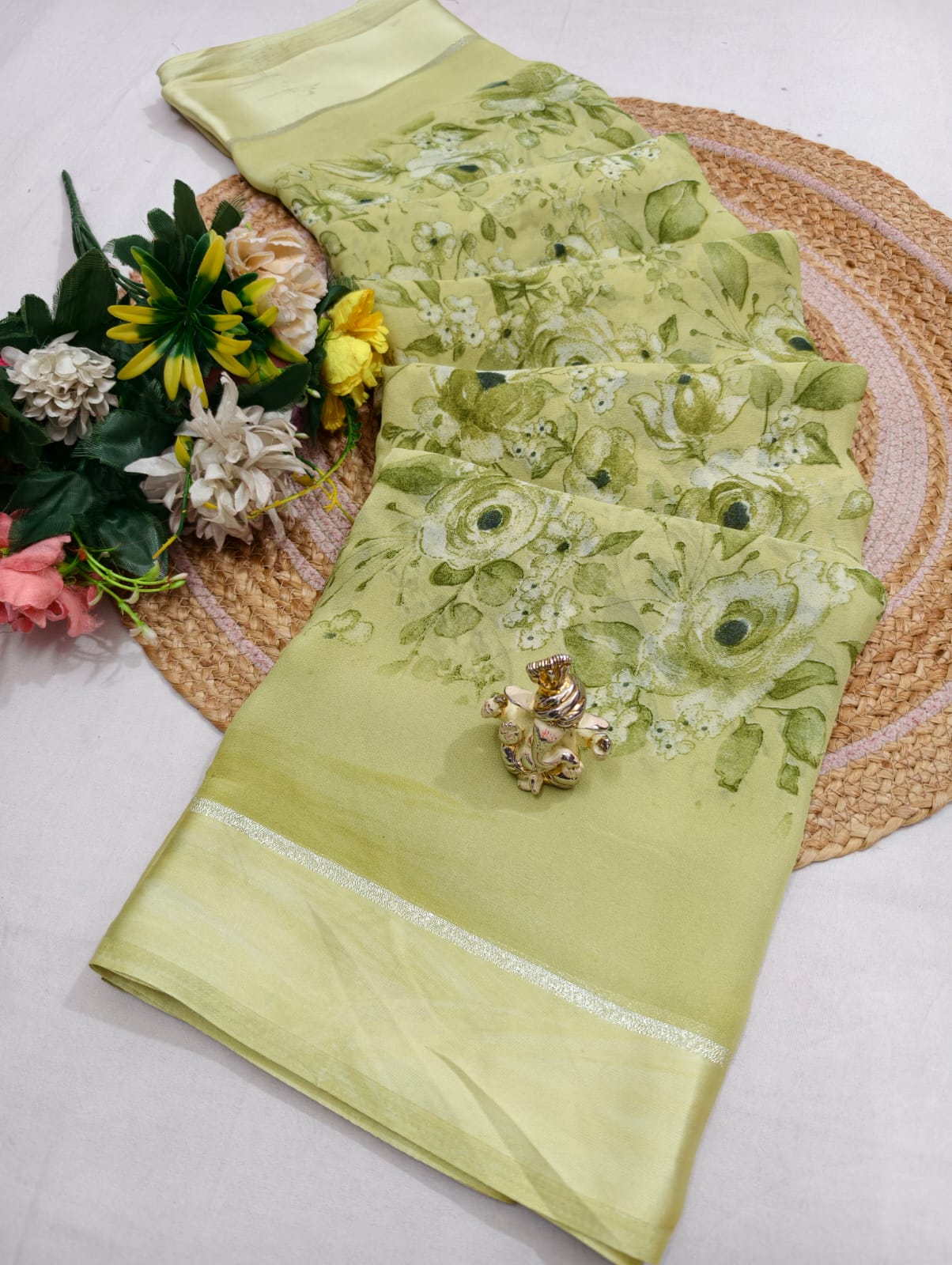 Printed Georgette Saree