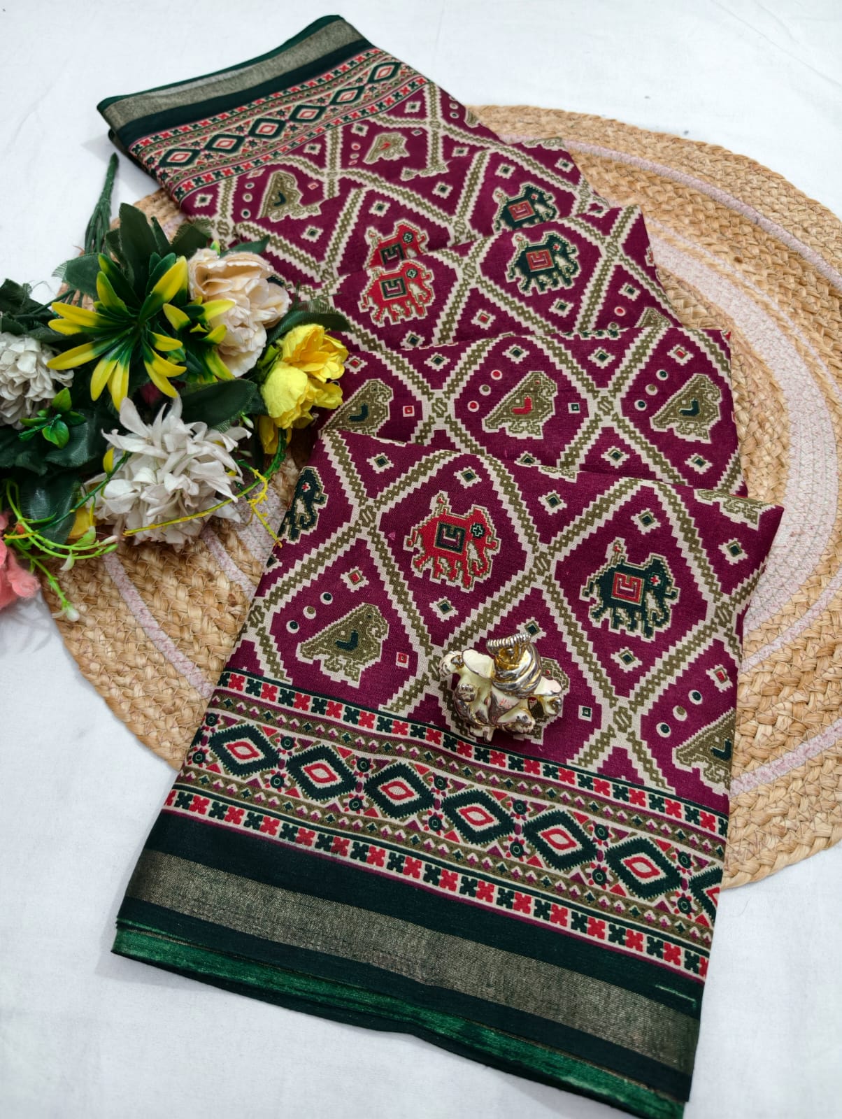 Patola Cotton Saree