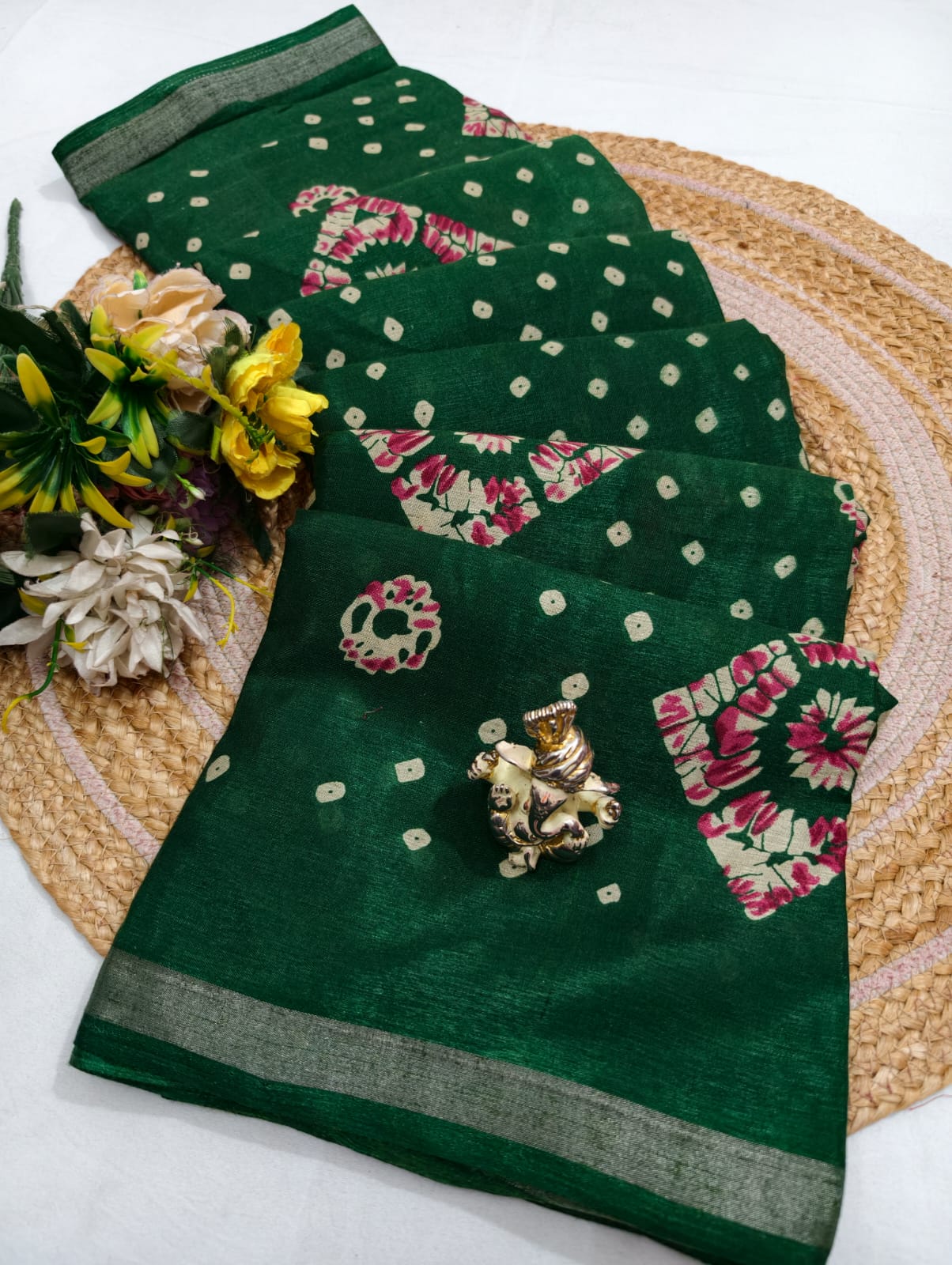 Printed Mal Saree