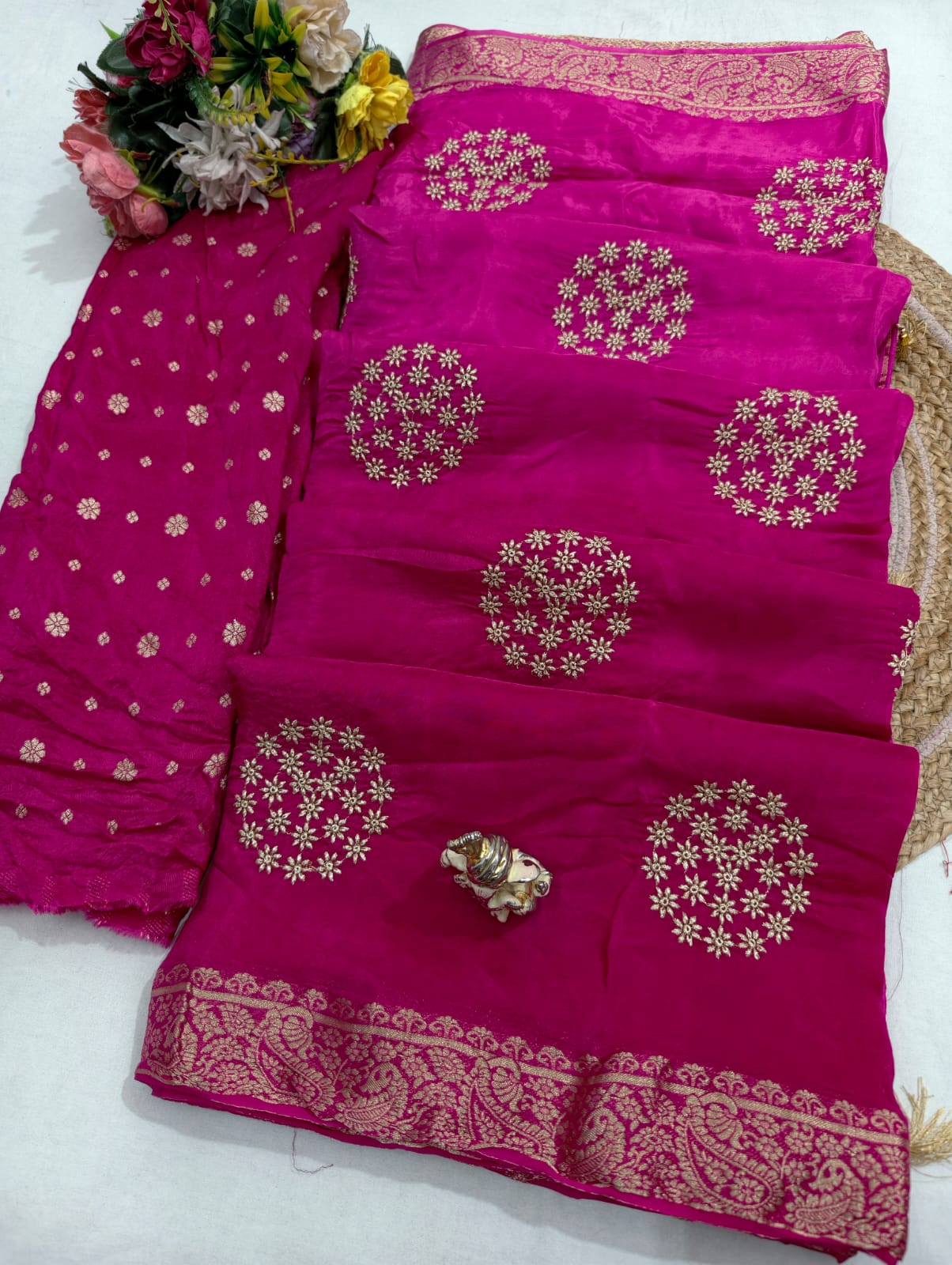 Pita Work Saree