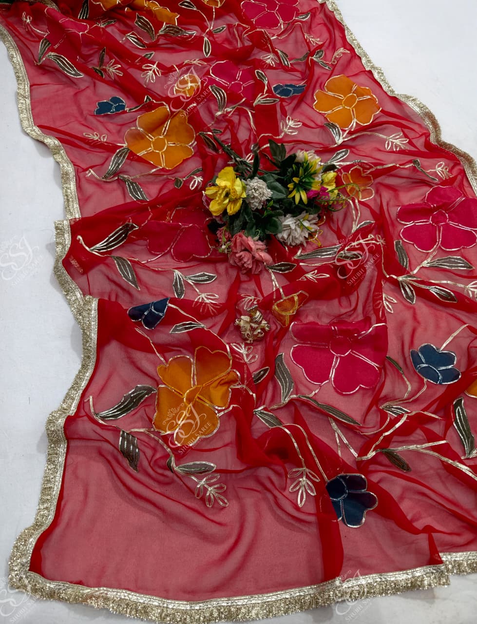 Rajputi Gota Saree