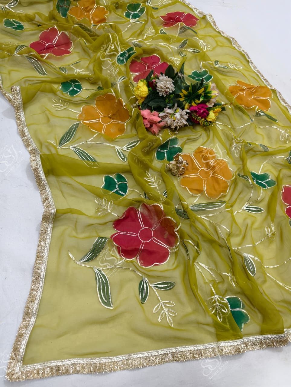 Rajputi Gota Saree