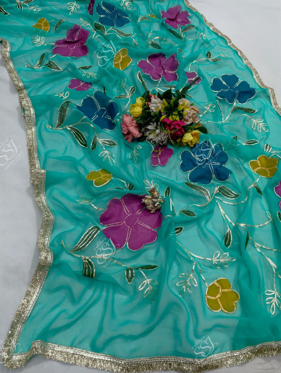 Rajputi Gota Saree