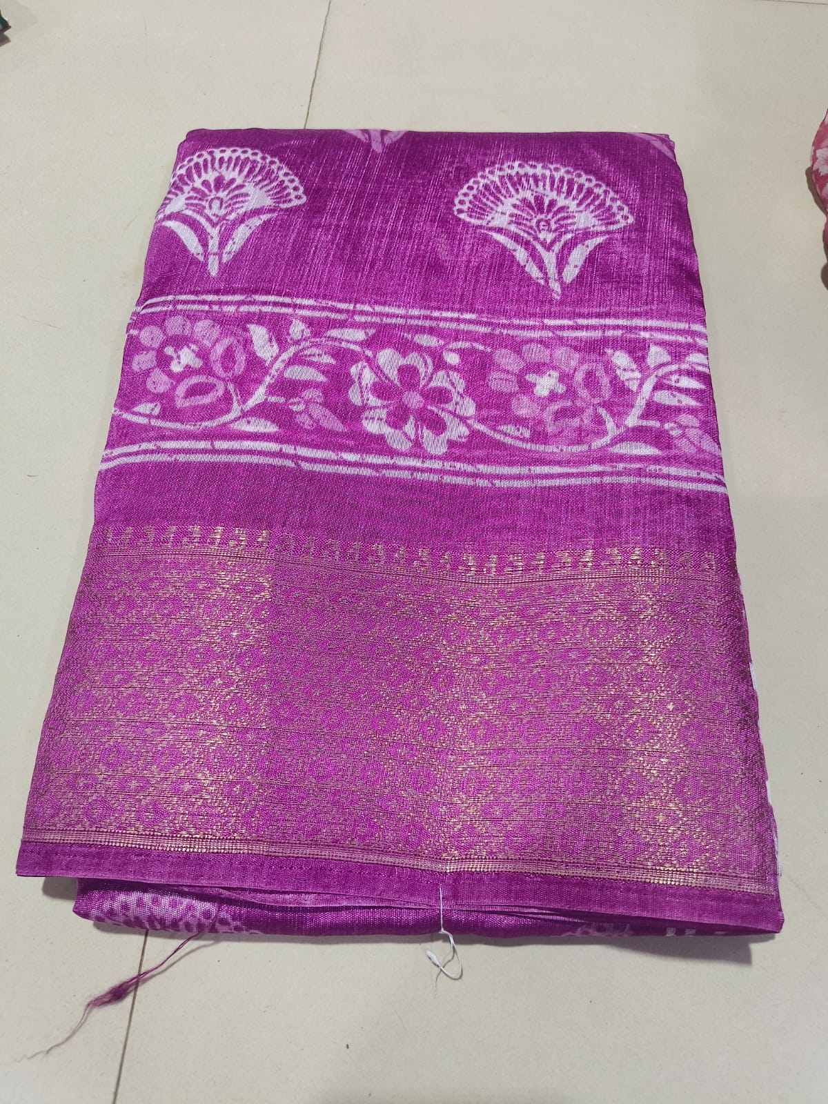 Cotton Border Saree