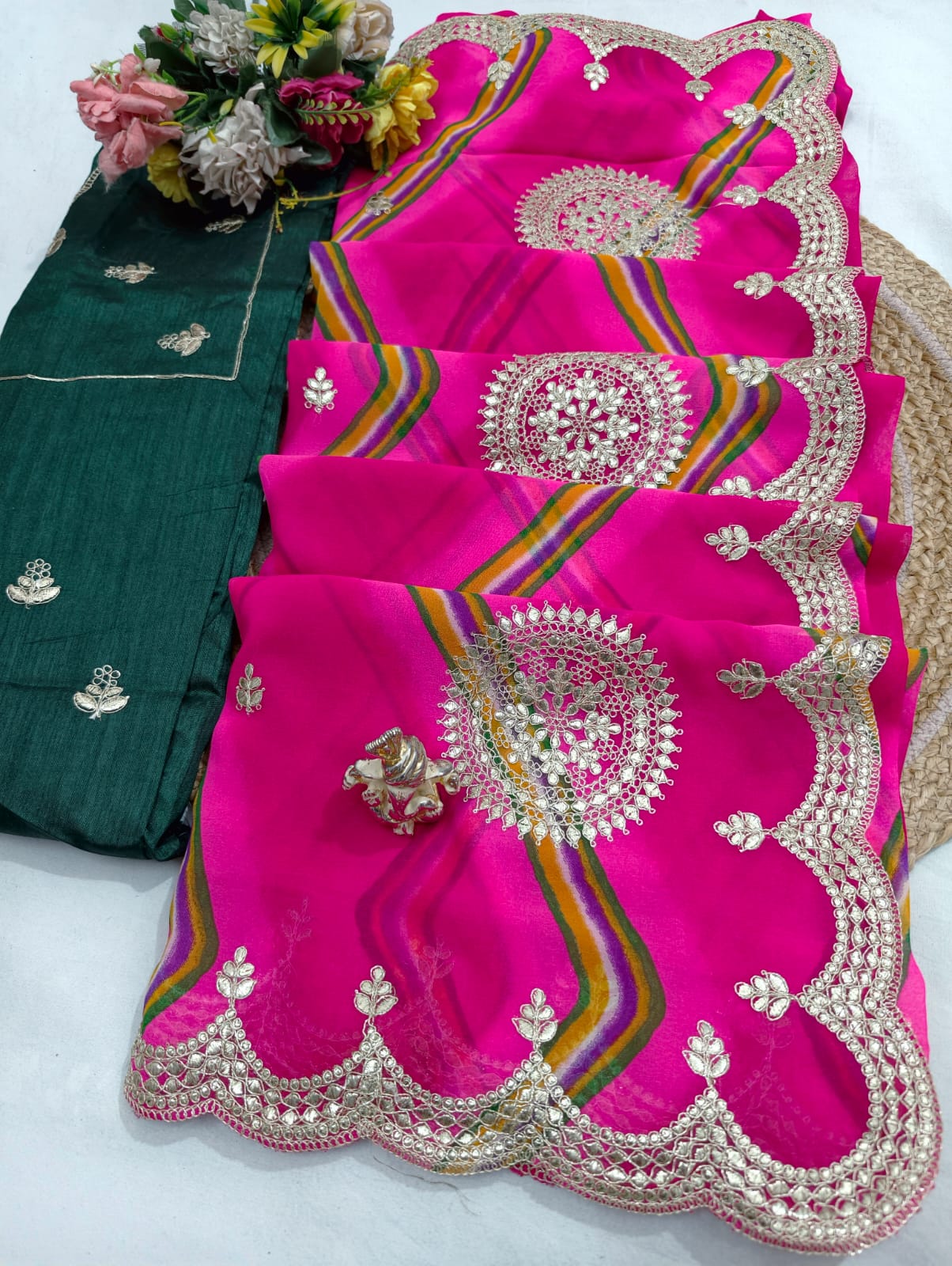 Lehariya Gota Saree