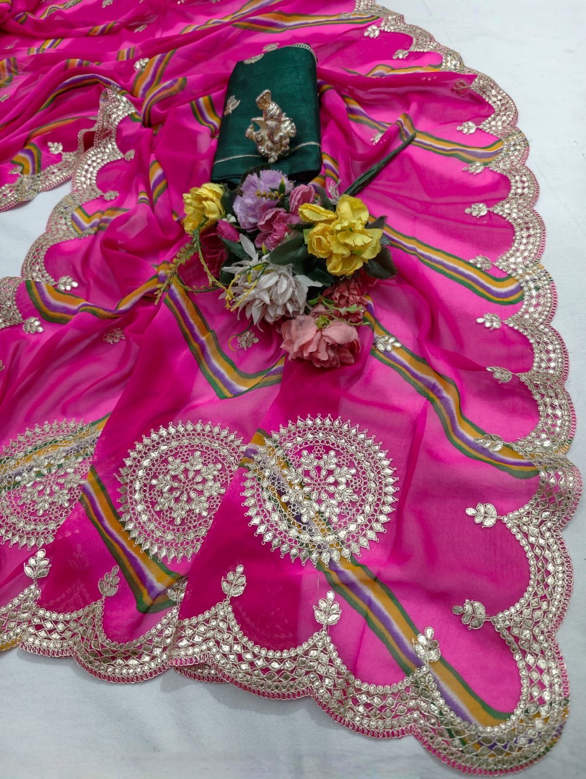 Lehariya Gota Saree