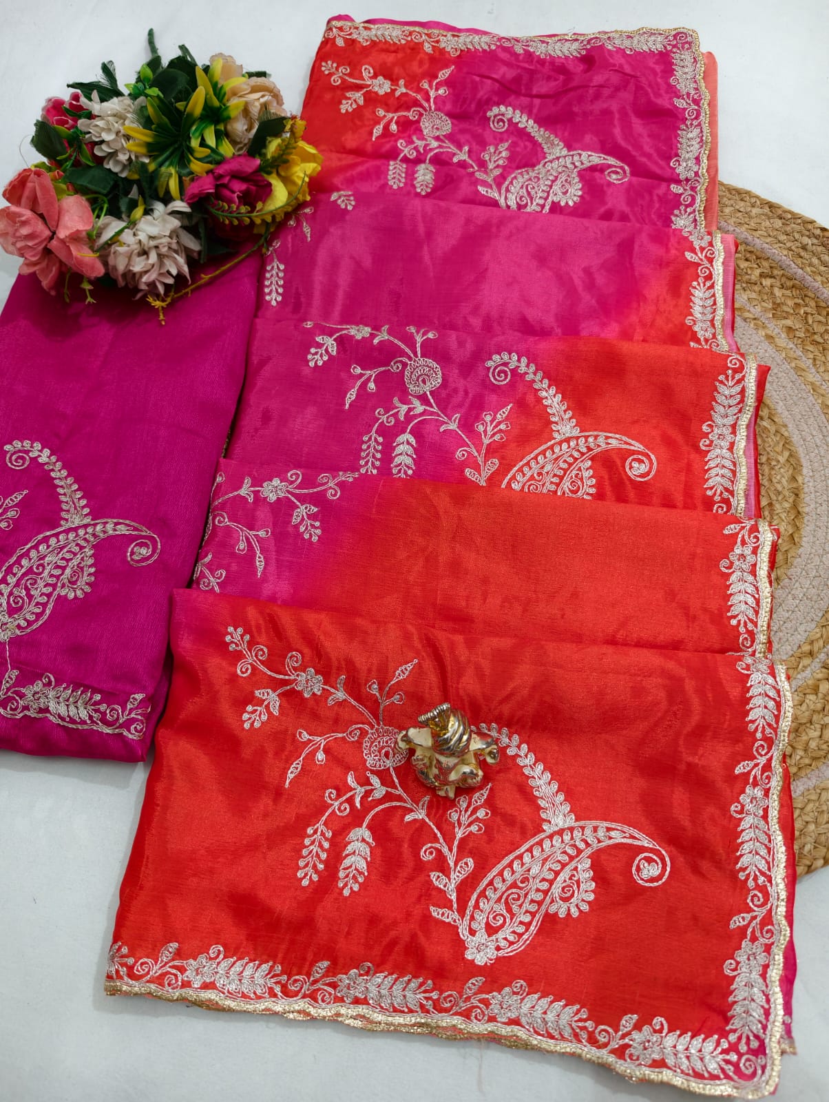 Dual Tone Saree