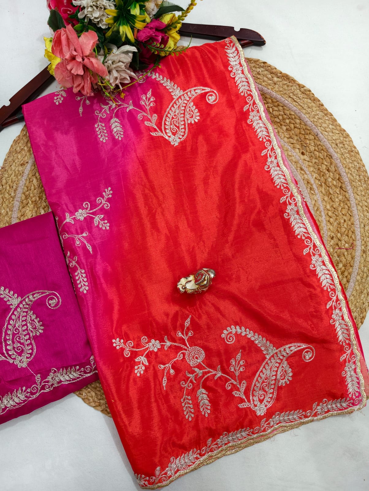 Dual Tone Saree