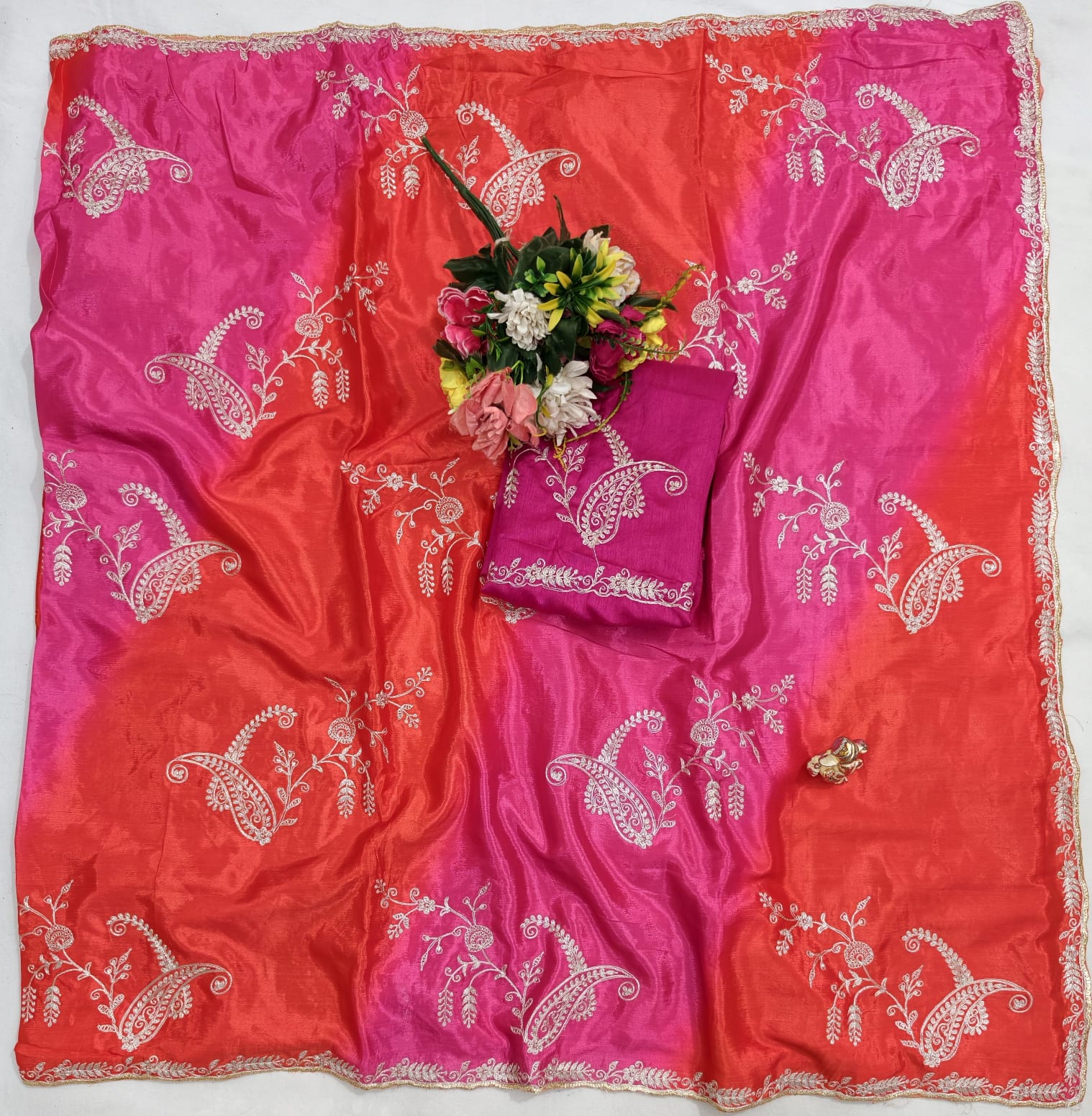 Dual Tone Saree