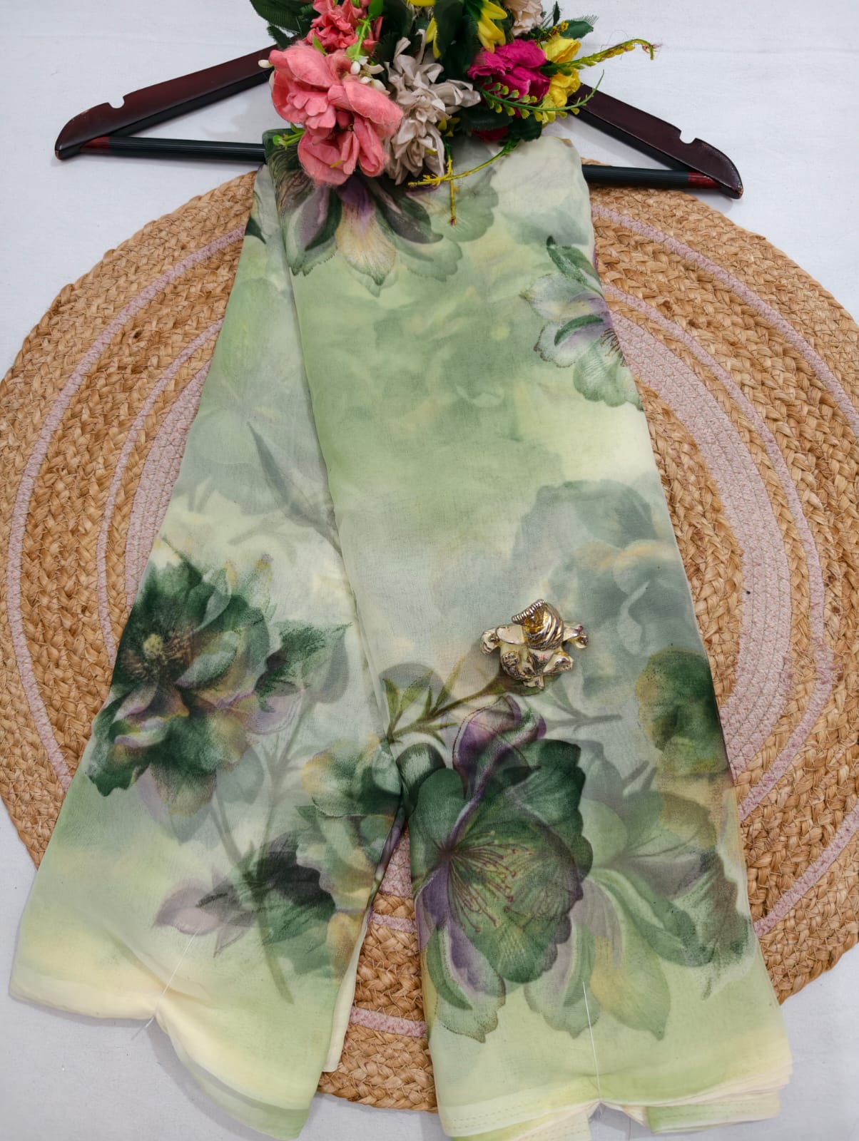 Printed Georgette Saree