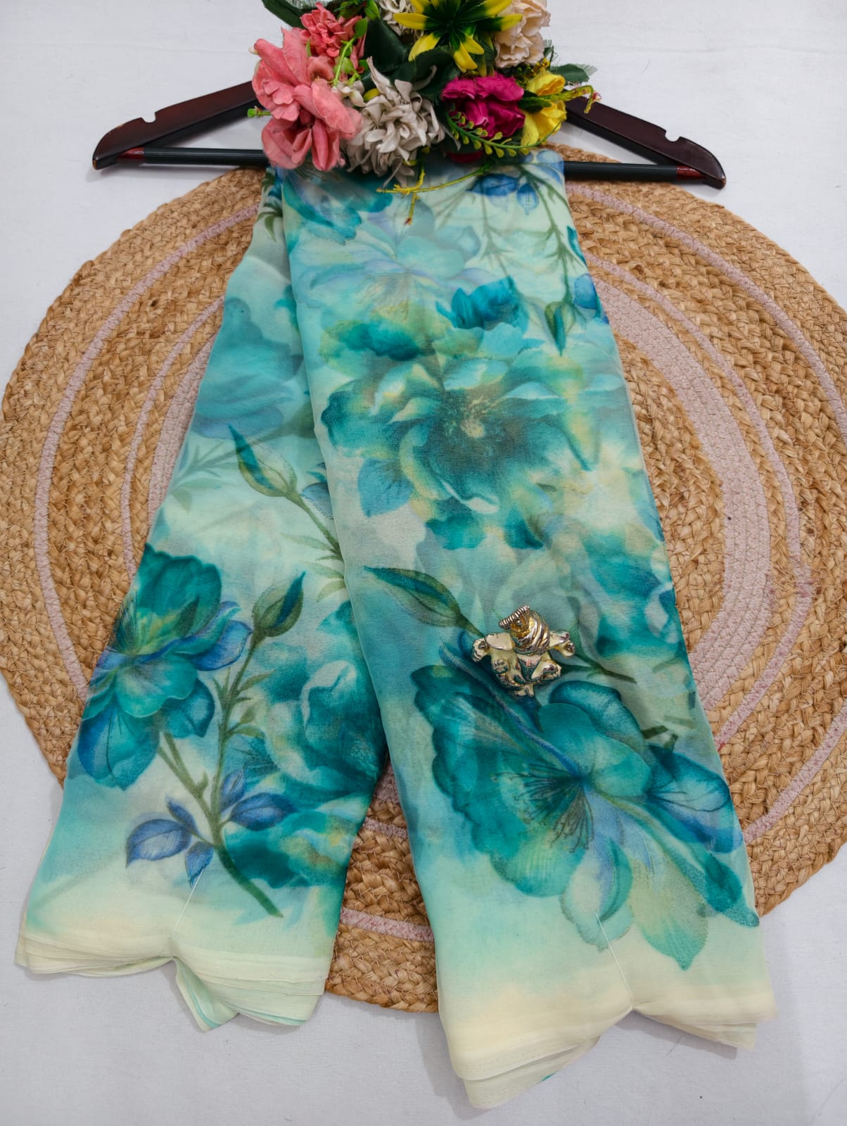 Printed Georgette Saree