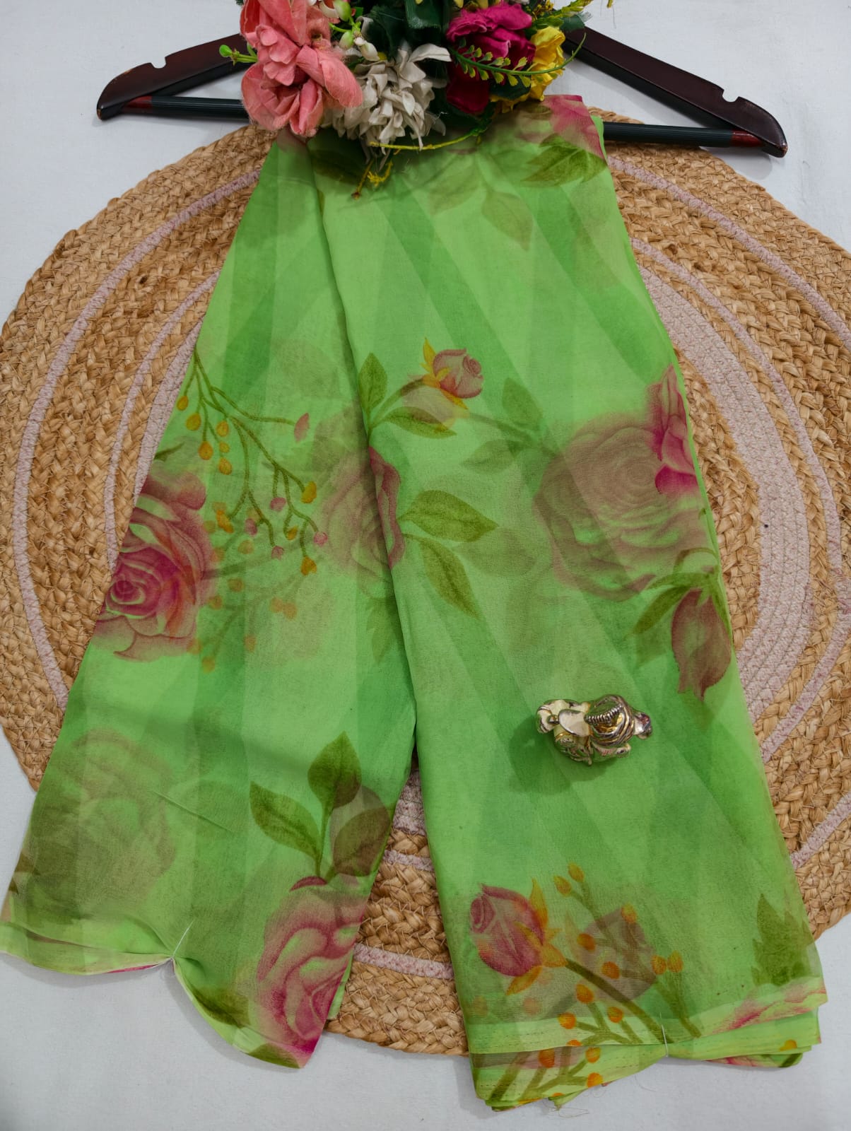 Printed Georgette Saree