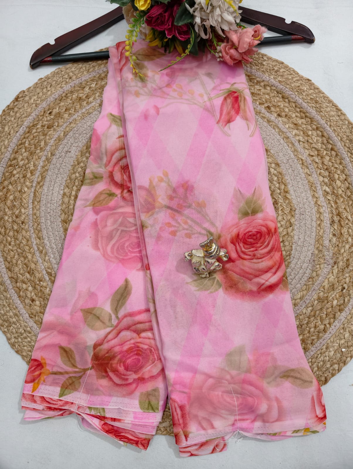 Printed Georgette Saree
