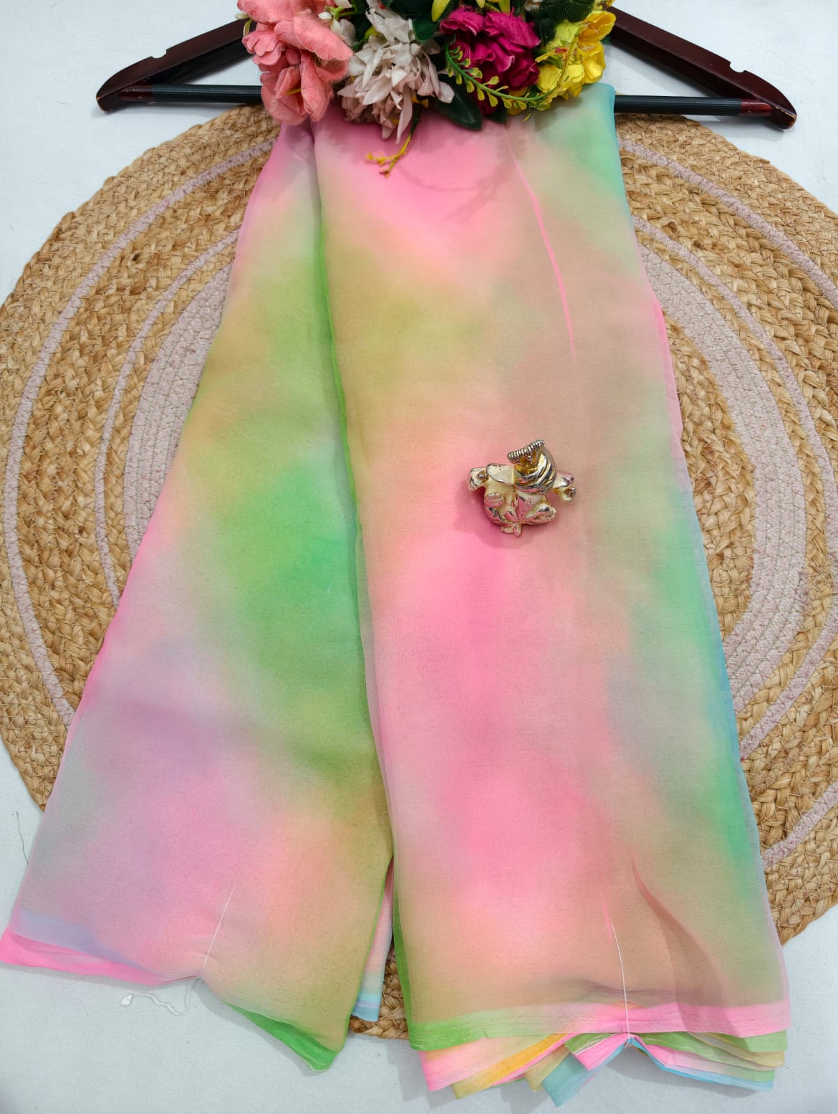 Printed Georgette Saree