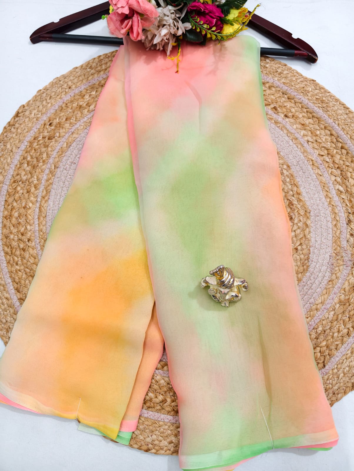 Printed Georgette Saree