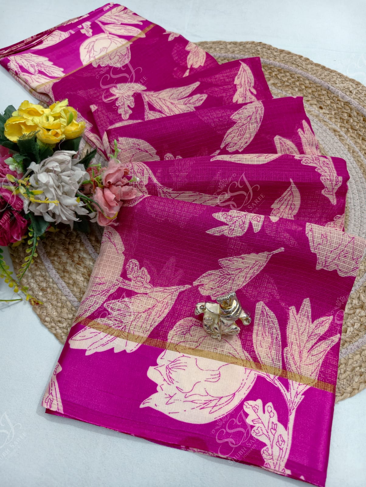 Lehariya Cotton Saree