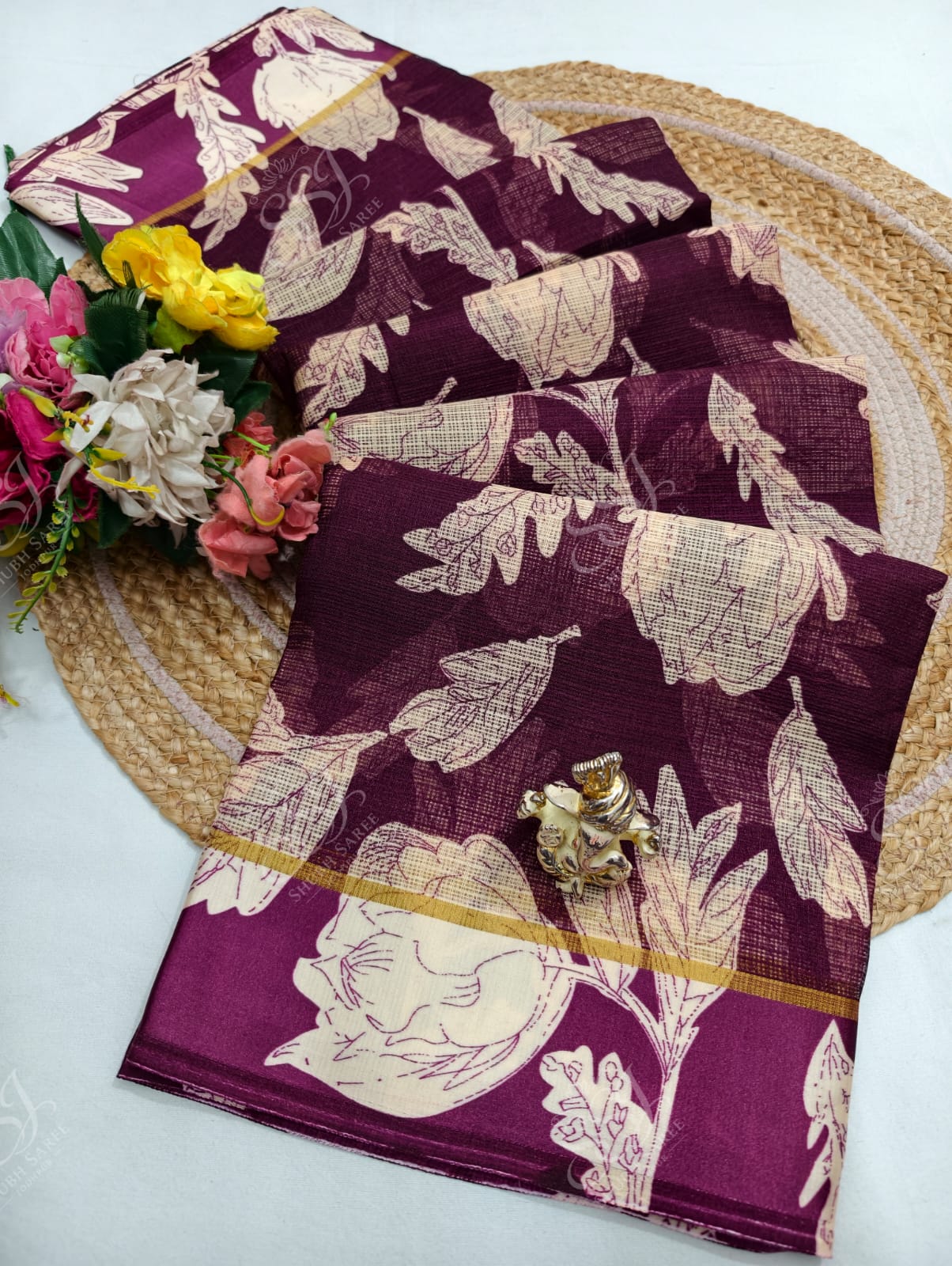 Lehariya Cotton Saree