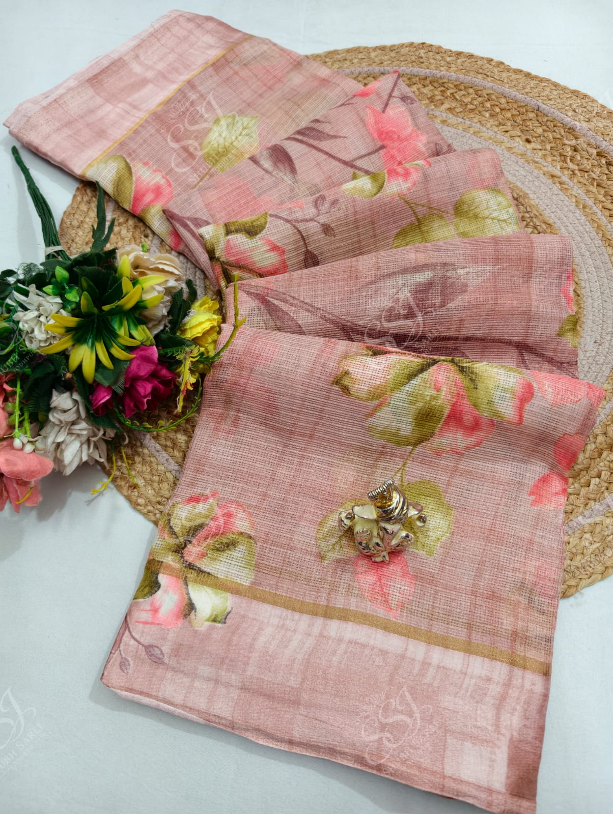 Lehariya Cotton Saree