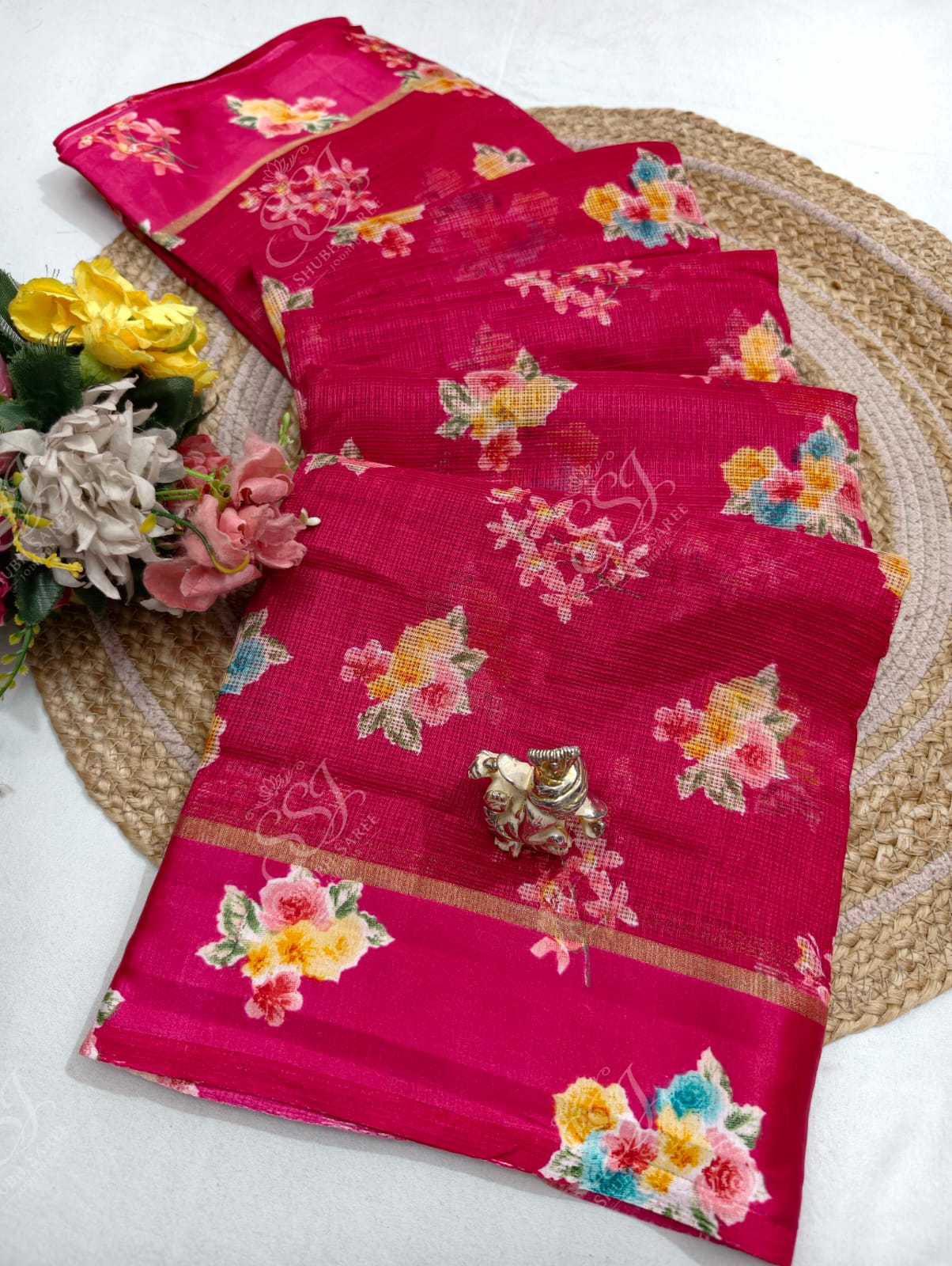Lehariya Cotton Saree