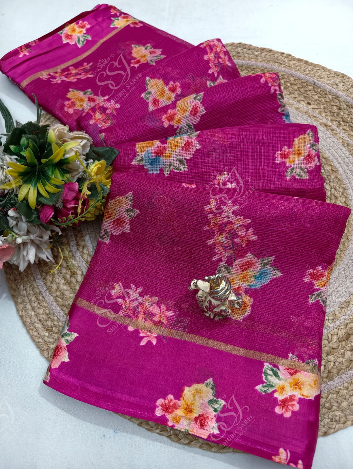Lehariya Cotton Saree
