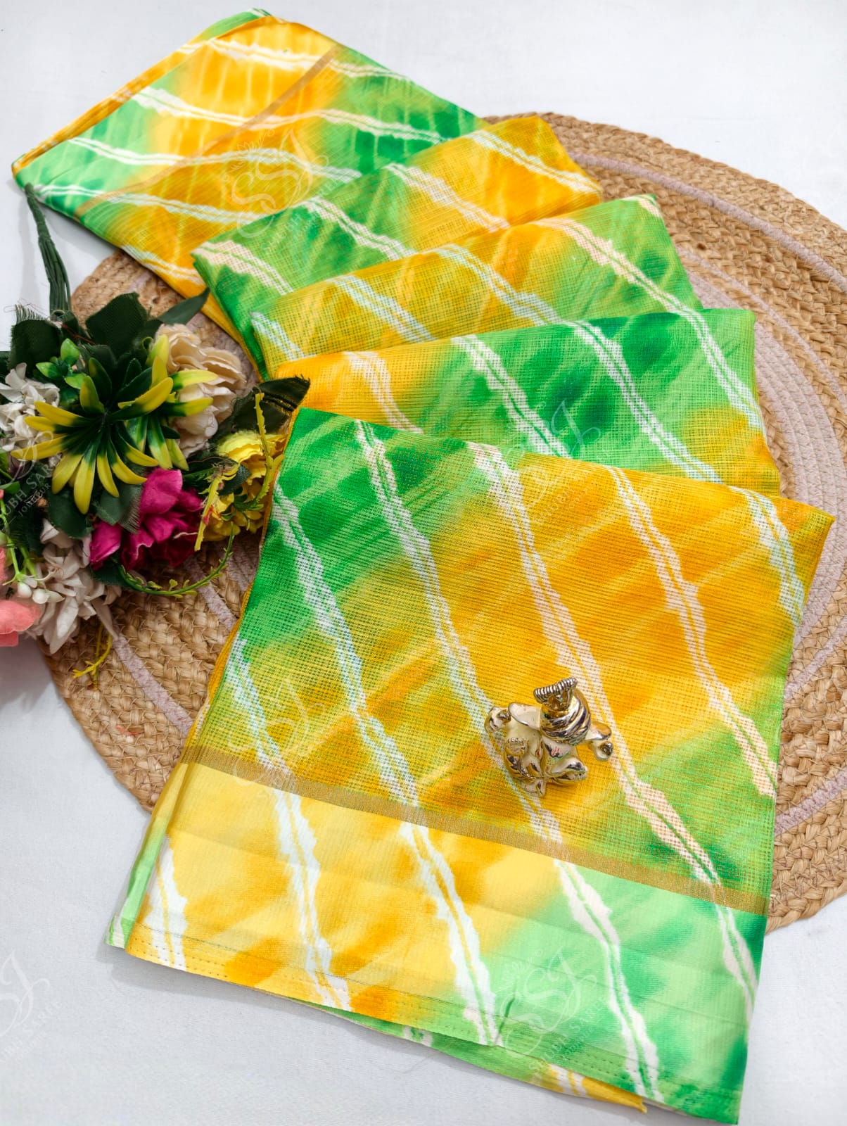Lehariya Cotton Saree