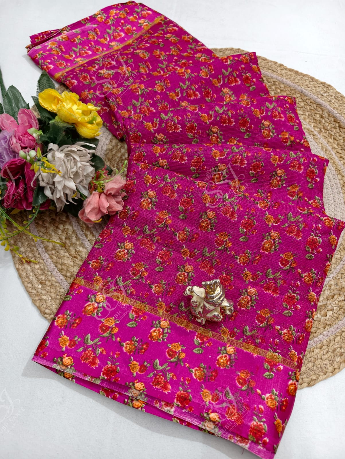 Lehariya Cotton Saree