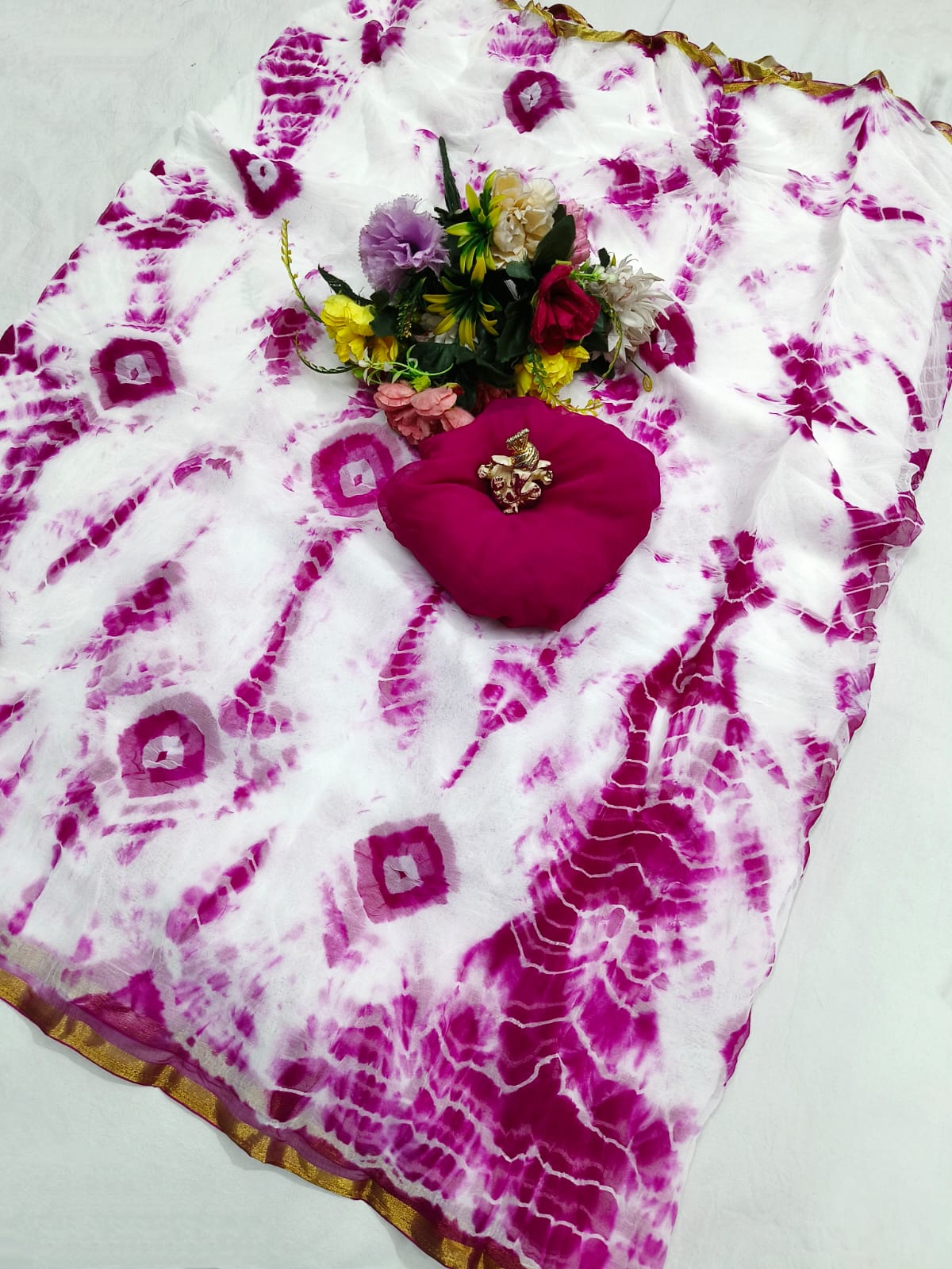 Shubh Sarees - Georgette Digital Work Saree