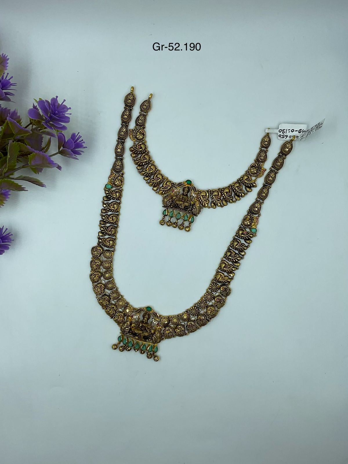 Temple Gold Jewellery Set