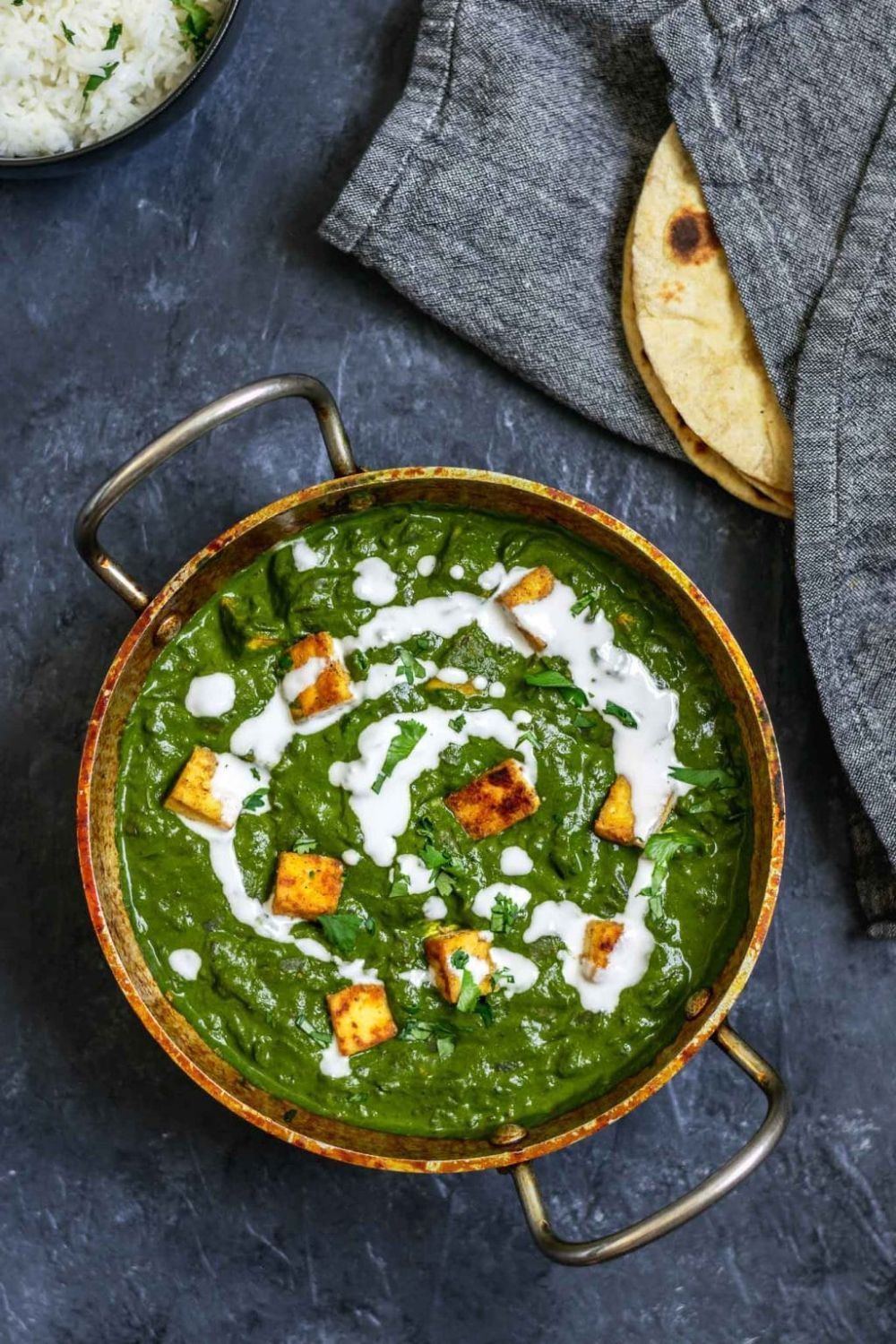 Palak paneer -