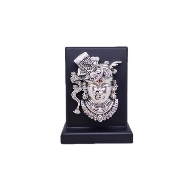 Divine Aura – 999 Silver Krishna Idol