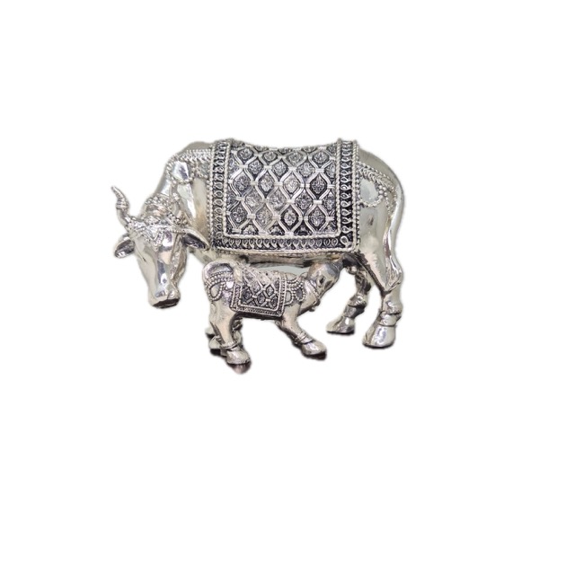 999 Silver Kamadhenu Cow Gift