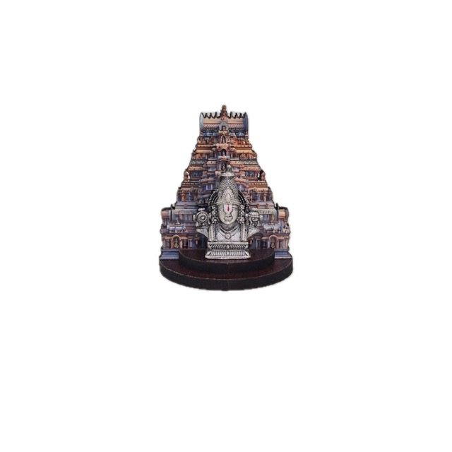 999 Silver-Plated Tirupati Balaji Temple