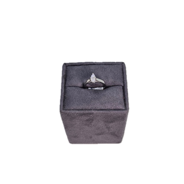 Suraj Bhan Jewellery Hub - Solitaire Triple Pave Bands Ring