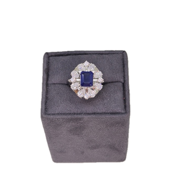 Suraj Bhan Jewellery Hub - Twin Marquise Promise Ring