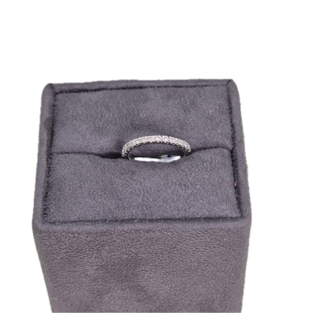 Suraj Bhan Jewellery Hub - Dainty Silver Half Eternity Ring