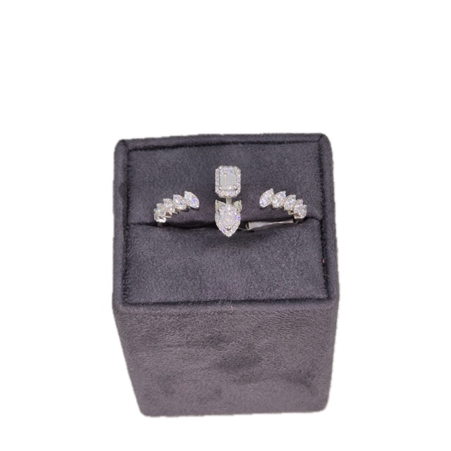 Suraj Bhan Jewellery Hub - Sterling Silver Modern Statement Ring