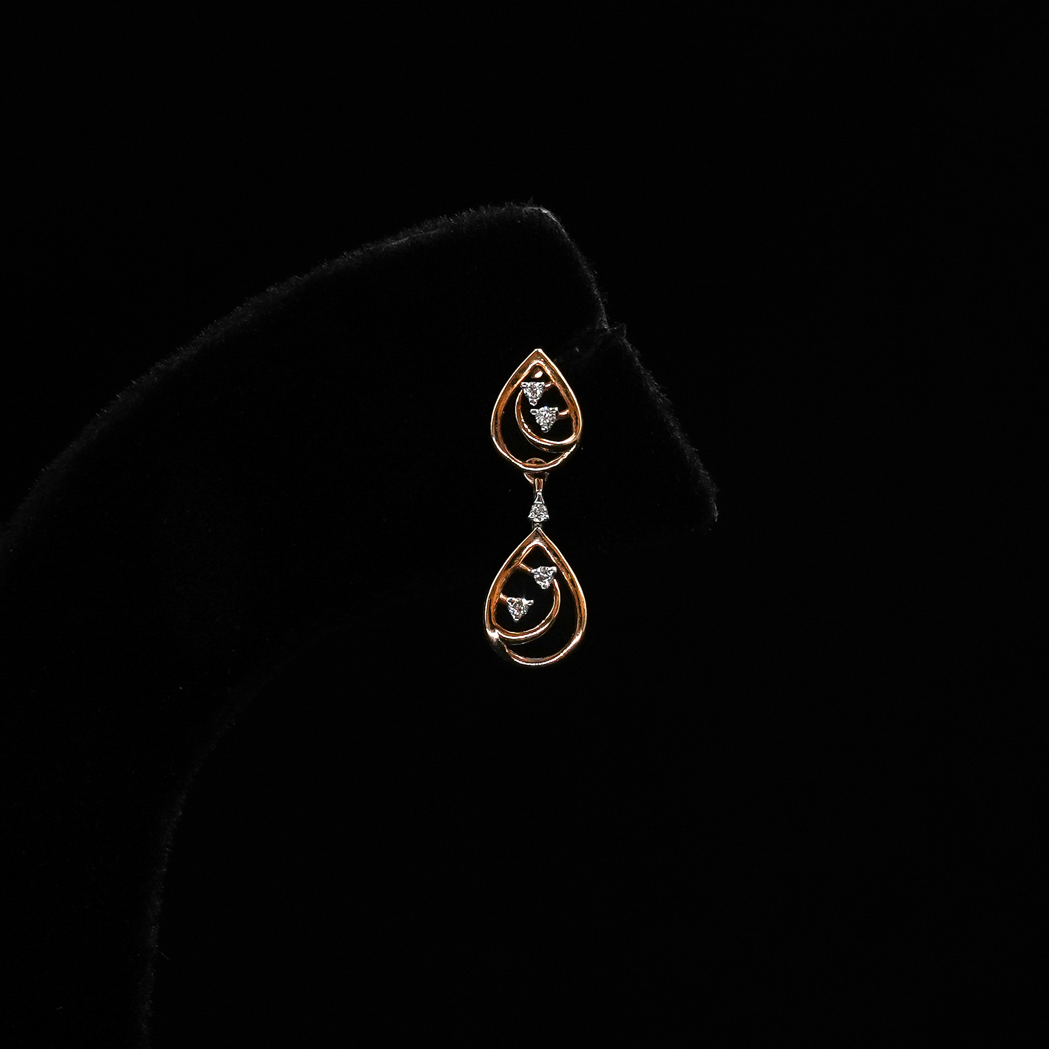 Diamond Drop Earrings
