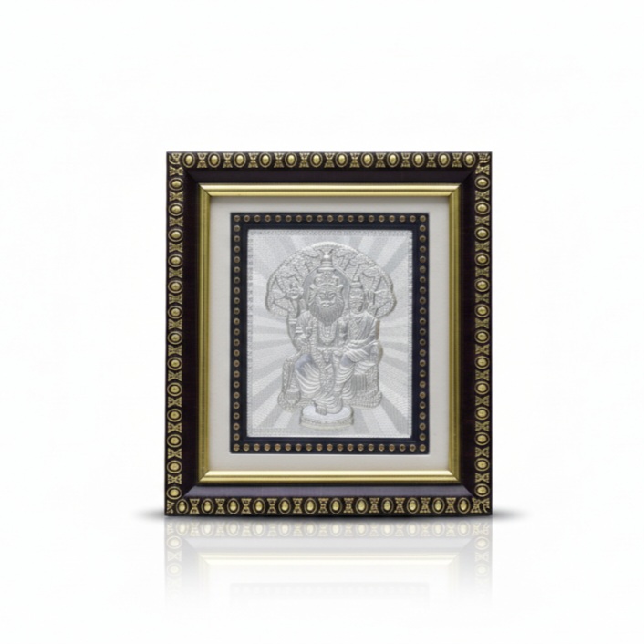 Lakshmi Narasimha Silver Frame