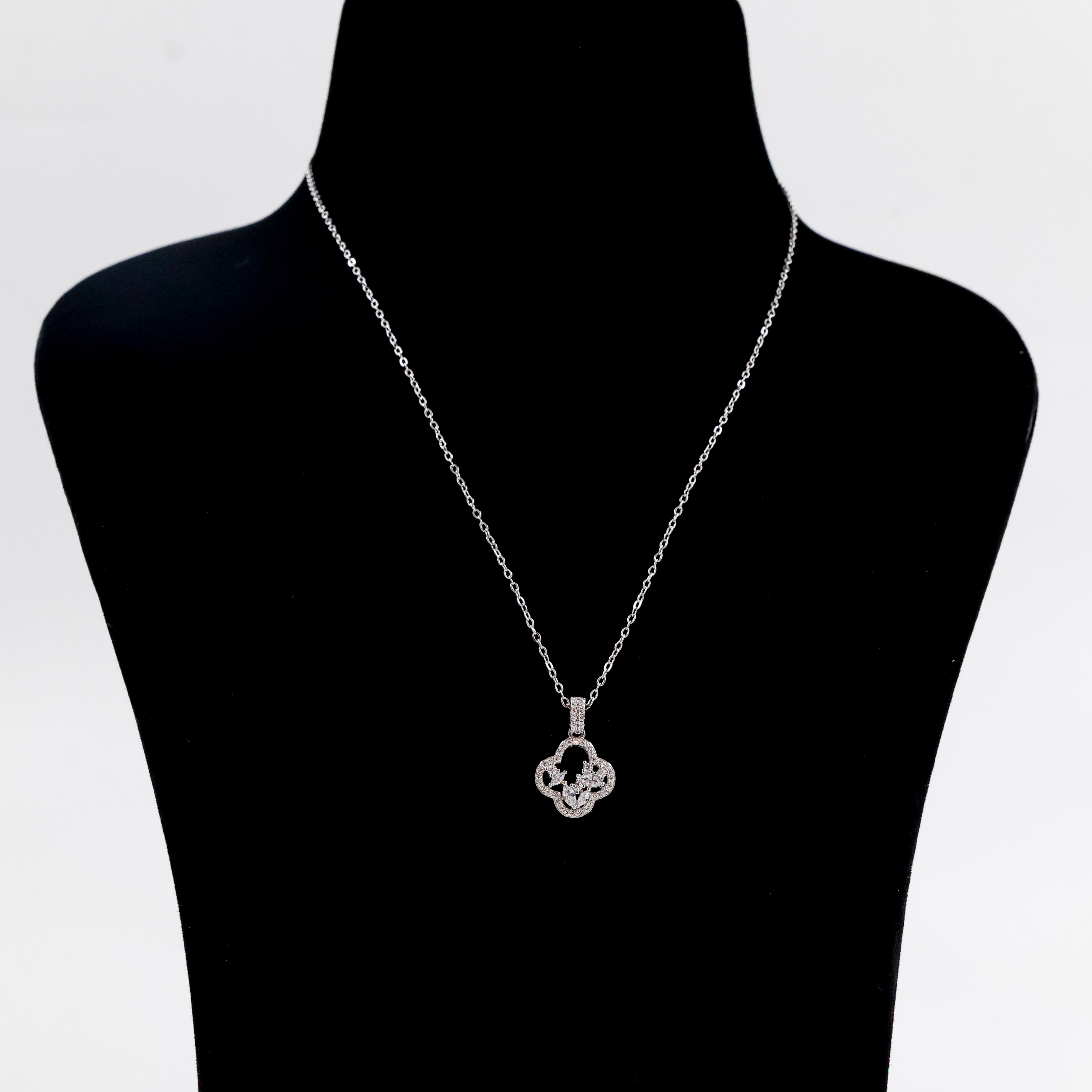 Leaf Silver Necklace With Locket