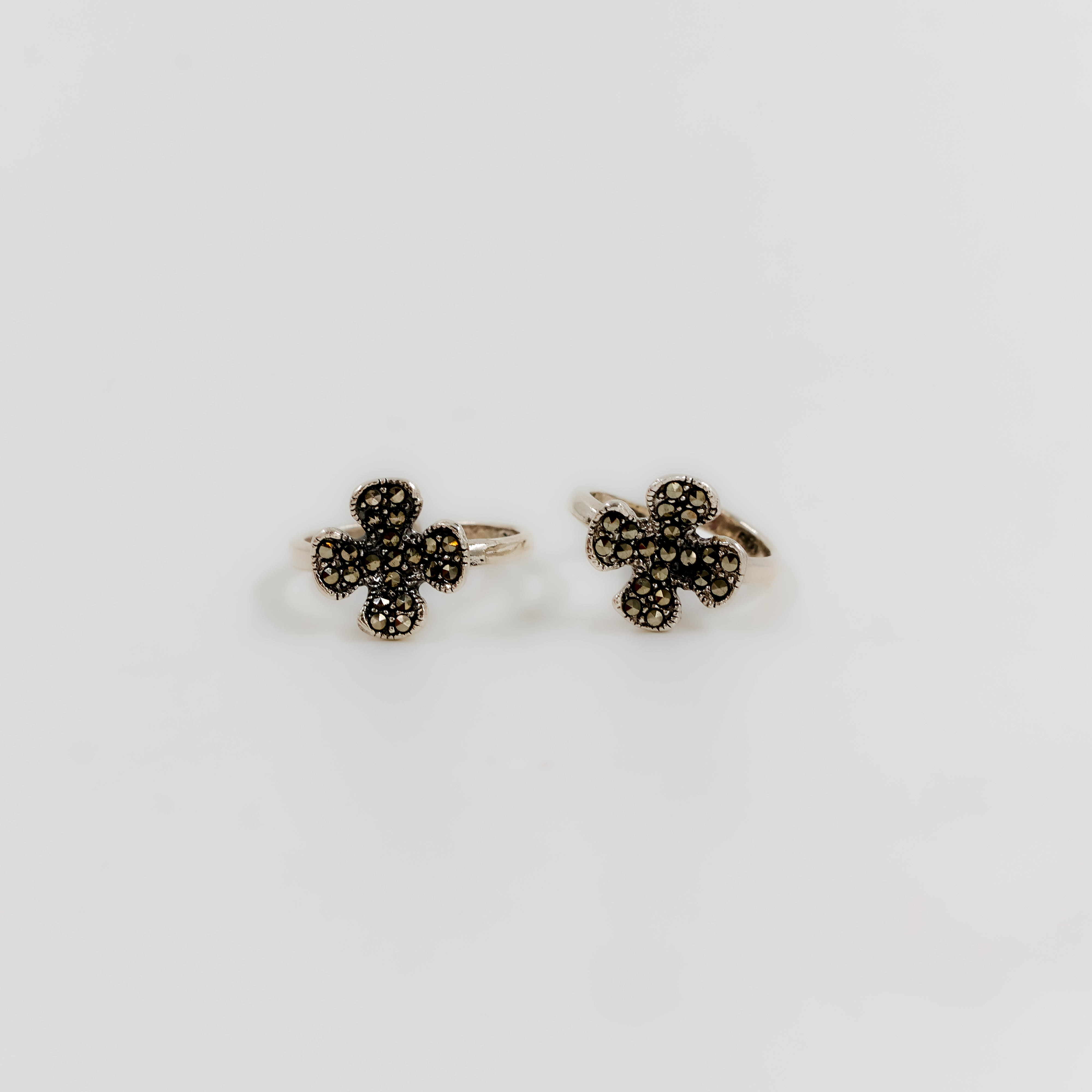 Flower Silver Toe Ring