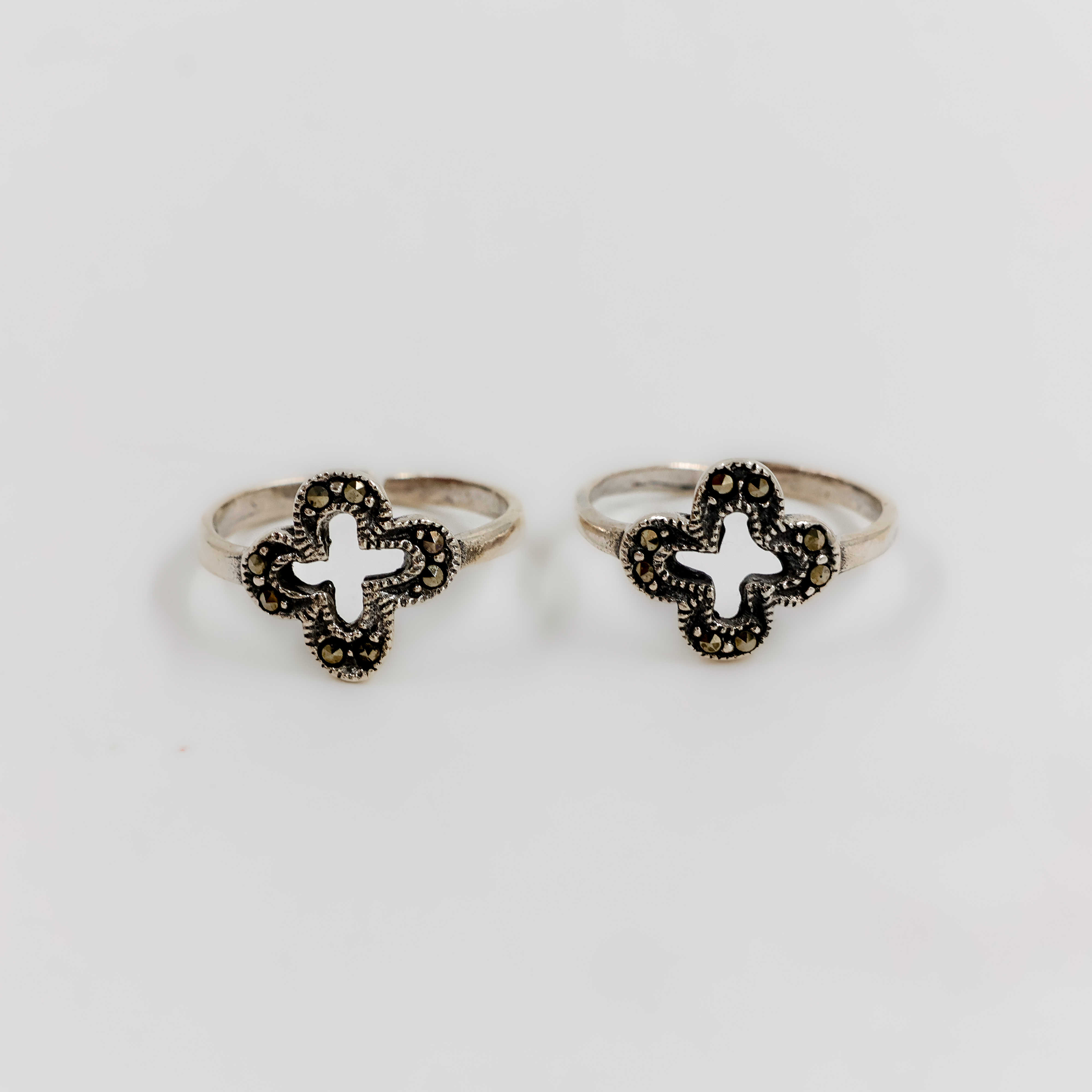 Silver Antique Toe Rings