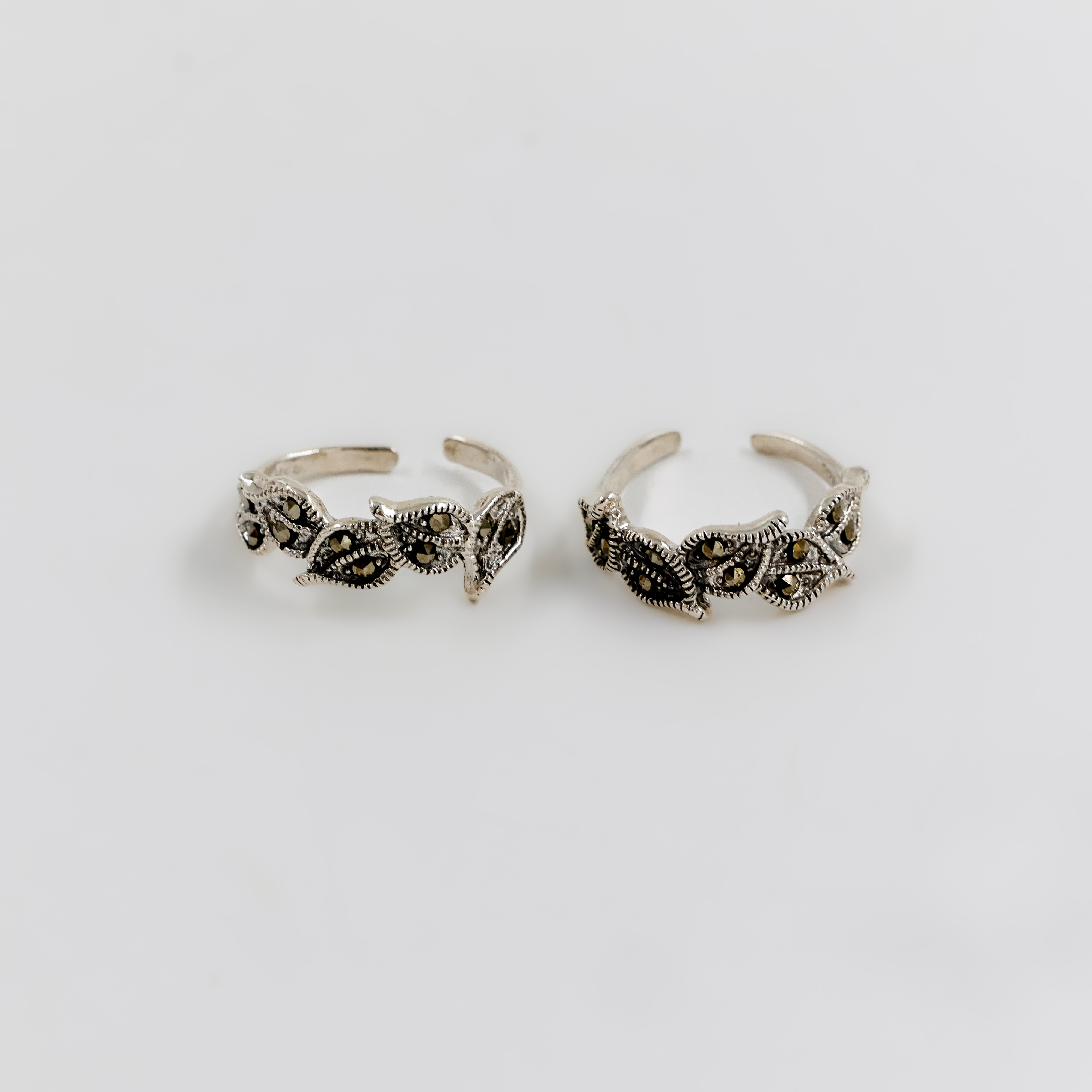 Leaf Silver Toe Ring