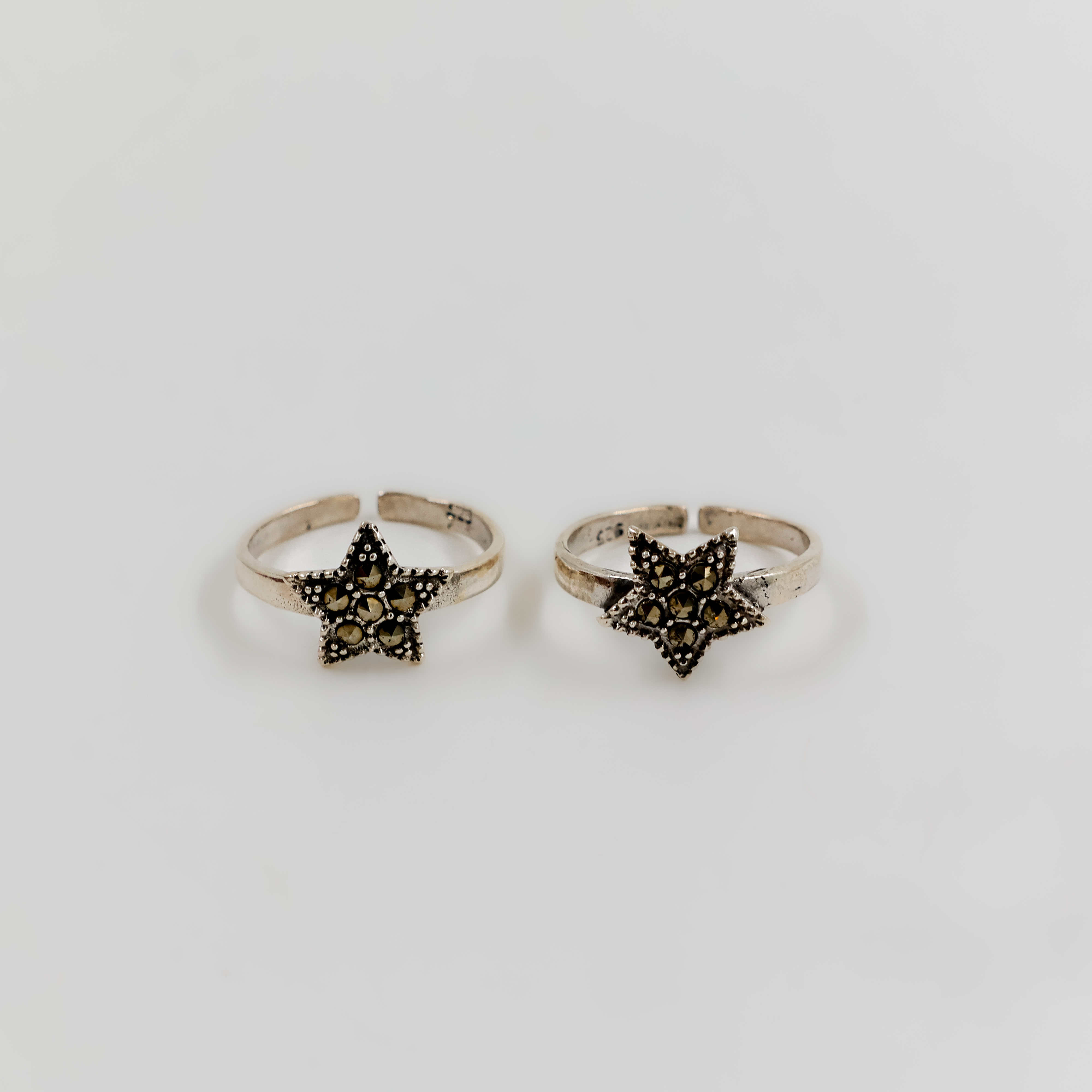 Star Silver Toe Ring