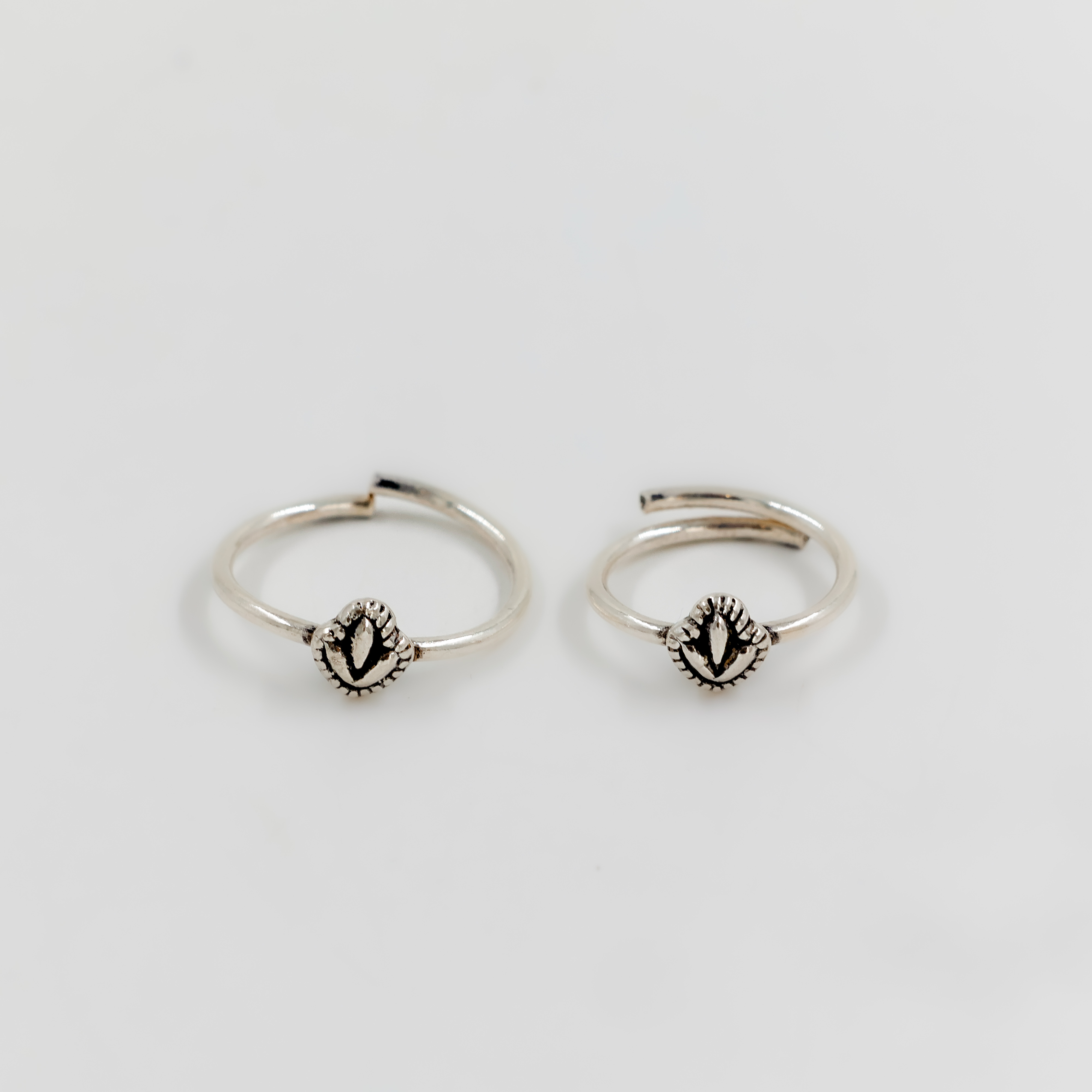 Diya Silver Toe Ring