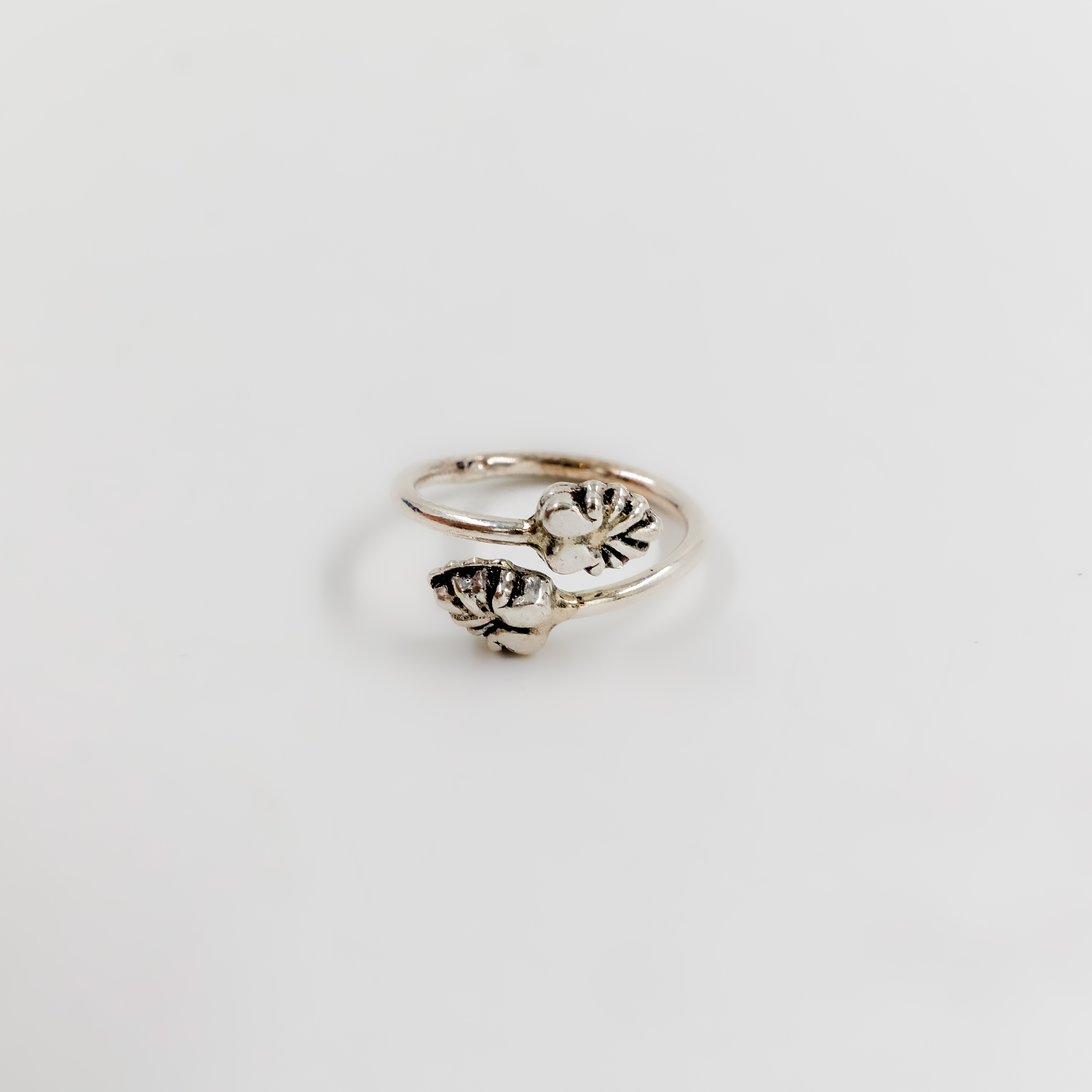 Leaf Silver Toe Ring - Silver Toe Ring